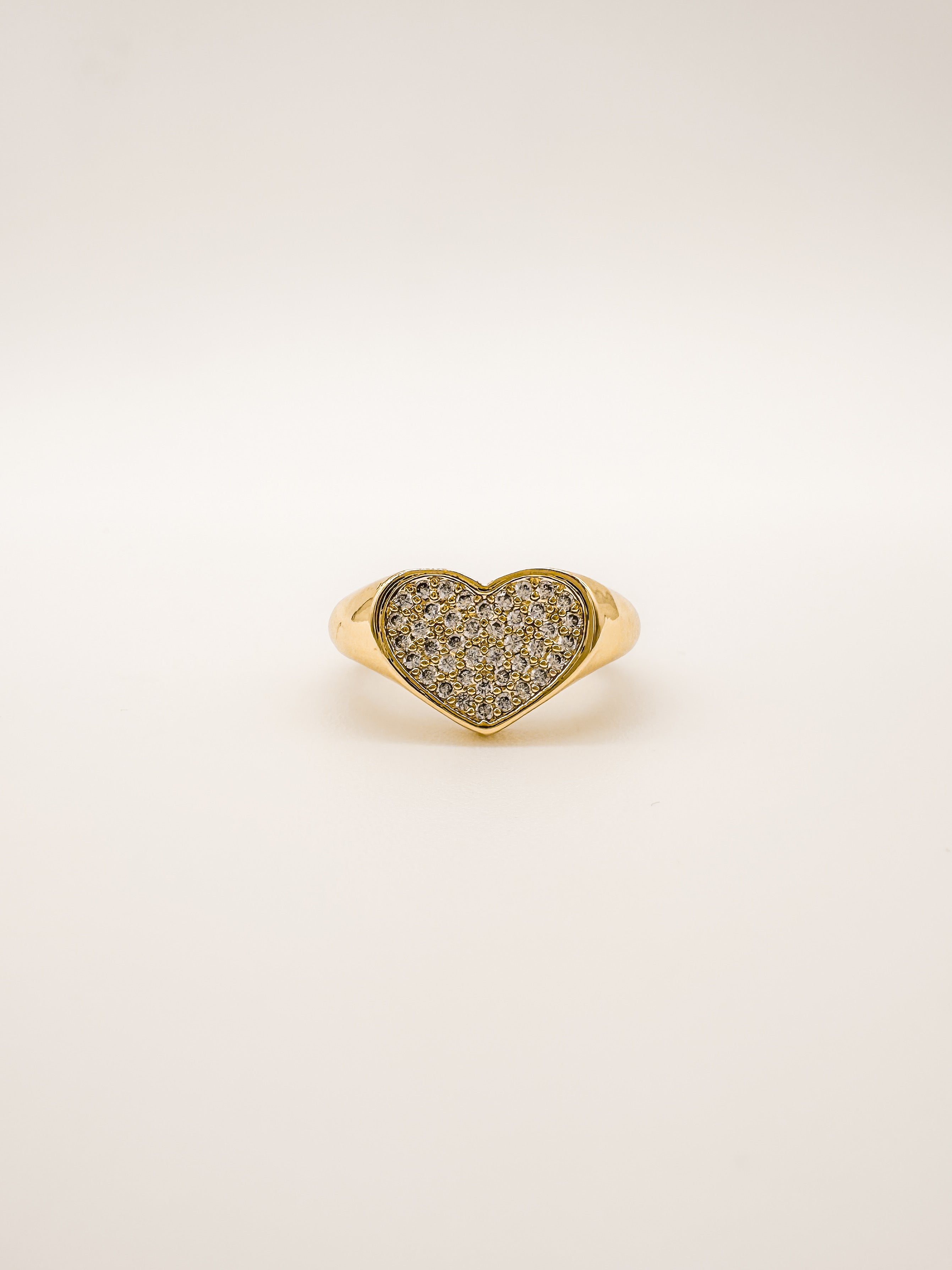 Anillo Corazón Cristales
