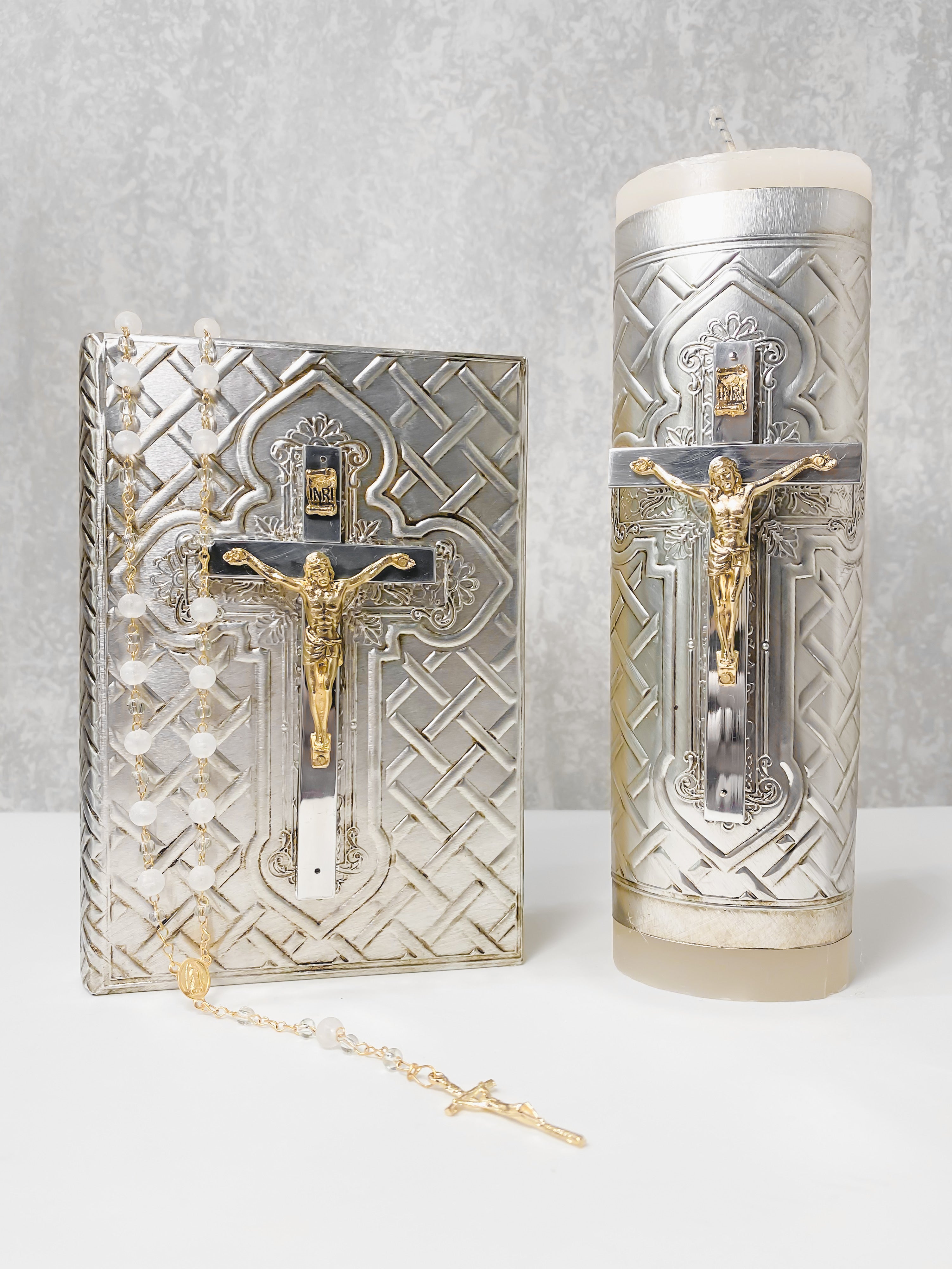 Kit Cruz Lisa Cristo - Plateado