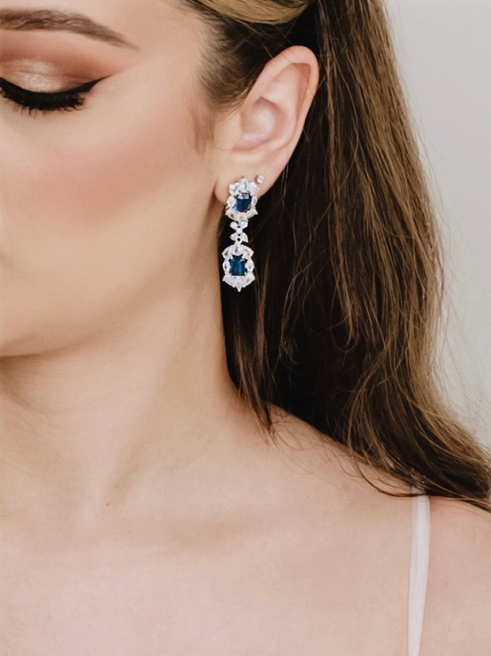 Aretes Rectángulo Gotas Contorno
