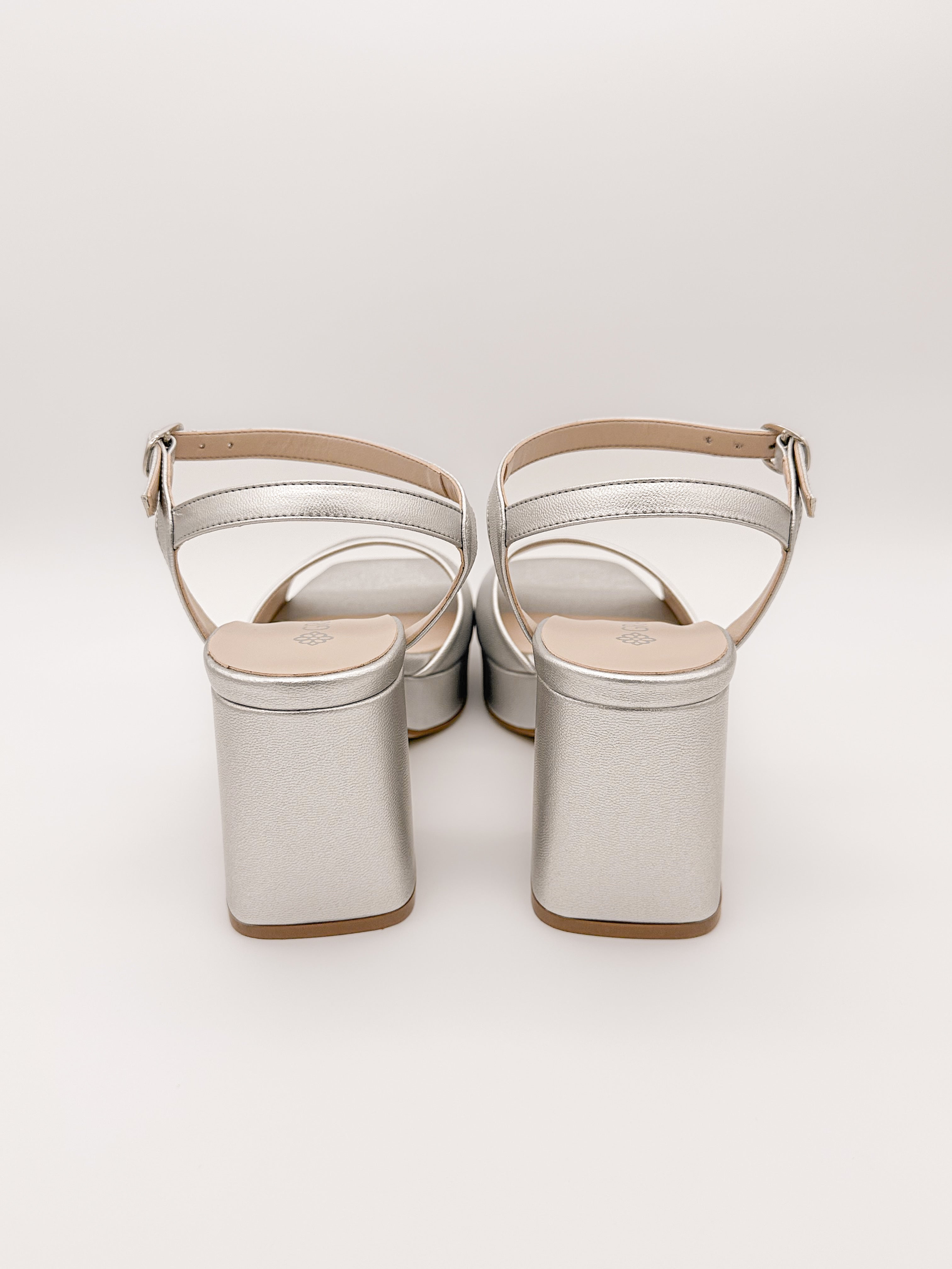 Sandalias Eloísa Plateado