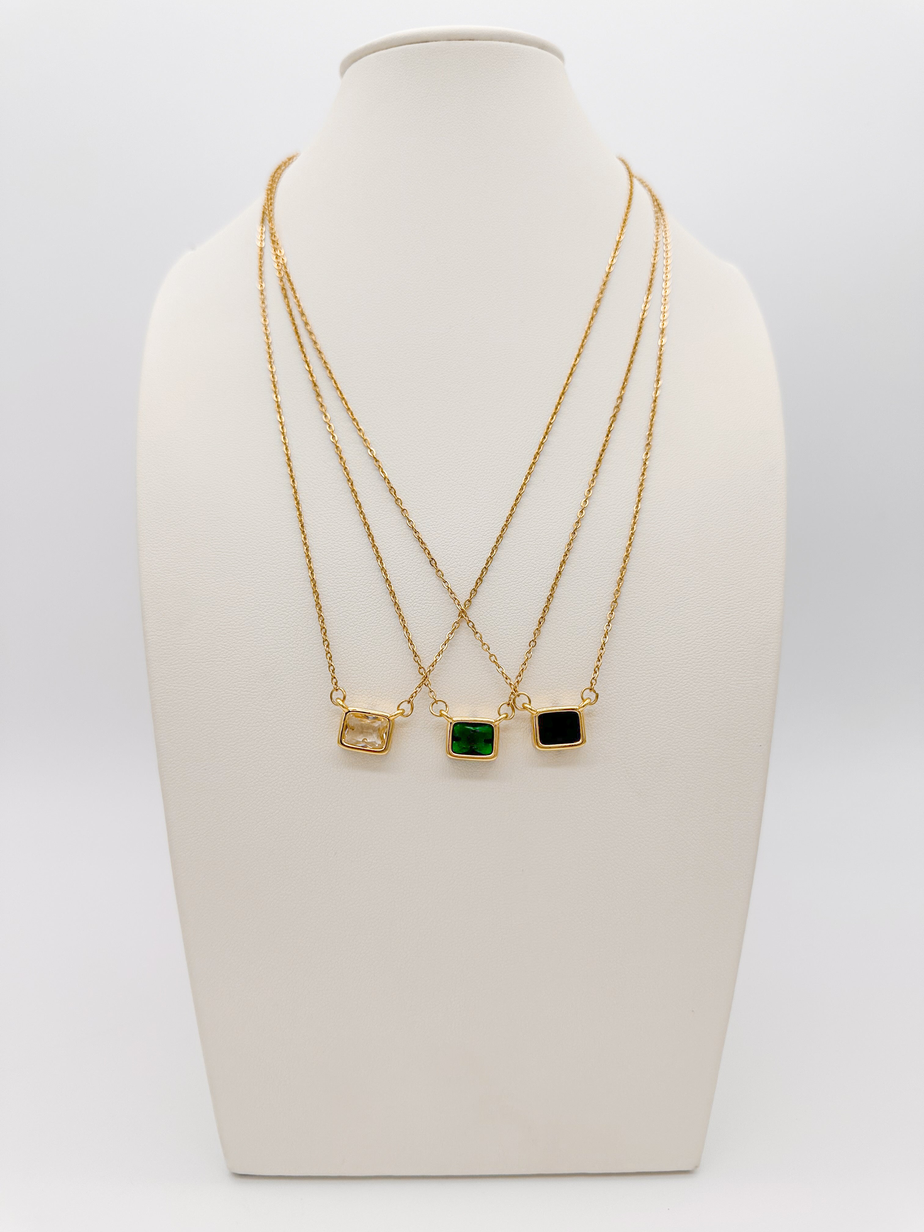 Collar Cristal Negro