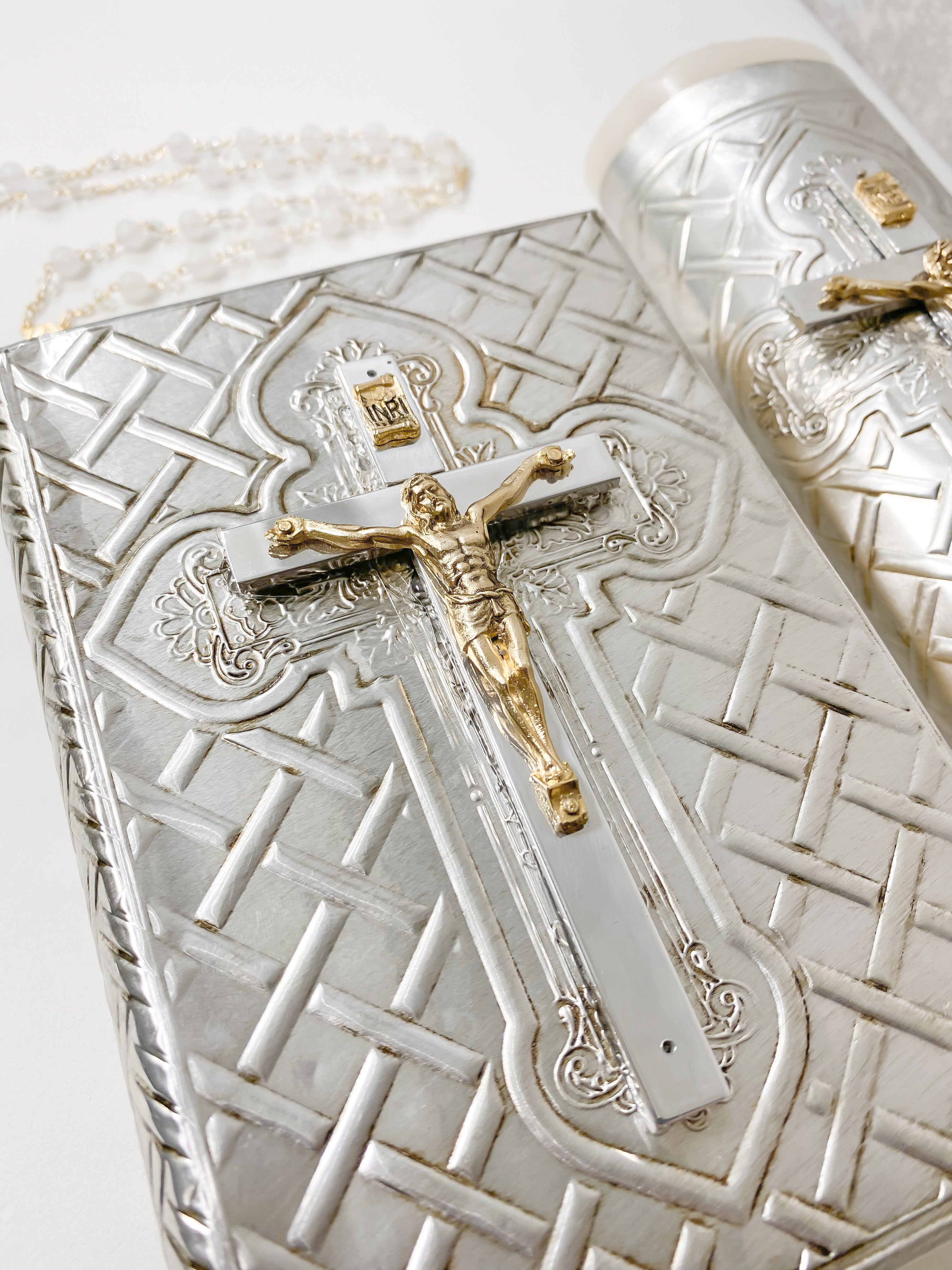 Kit Cruz Lisa Cristo - Plateado