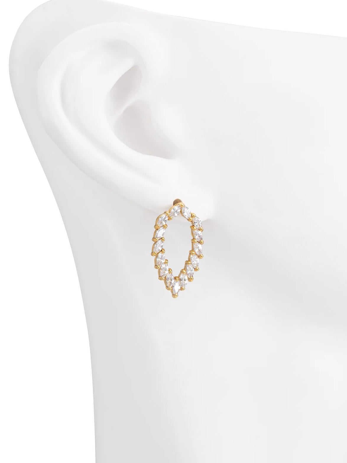 Aretes Espiga - Dorado