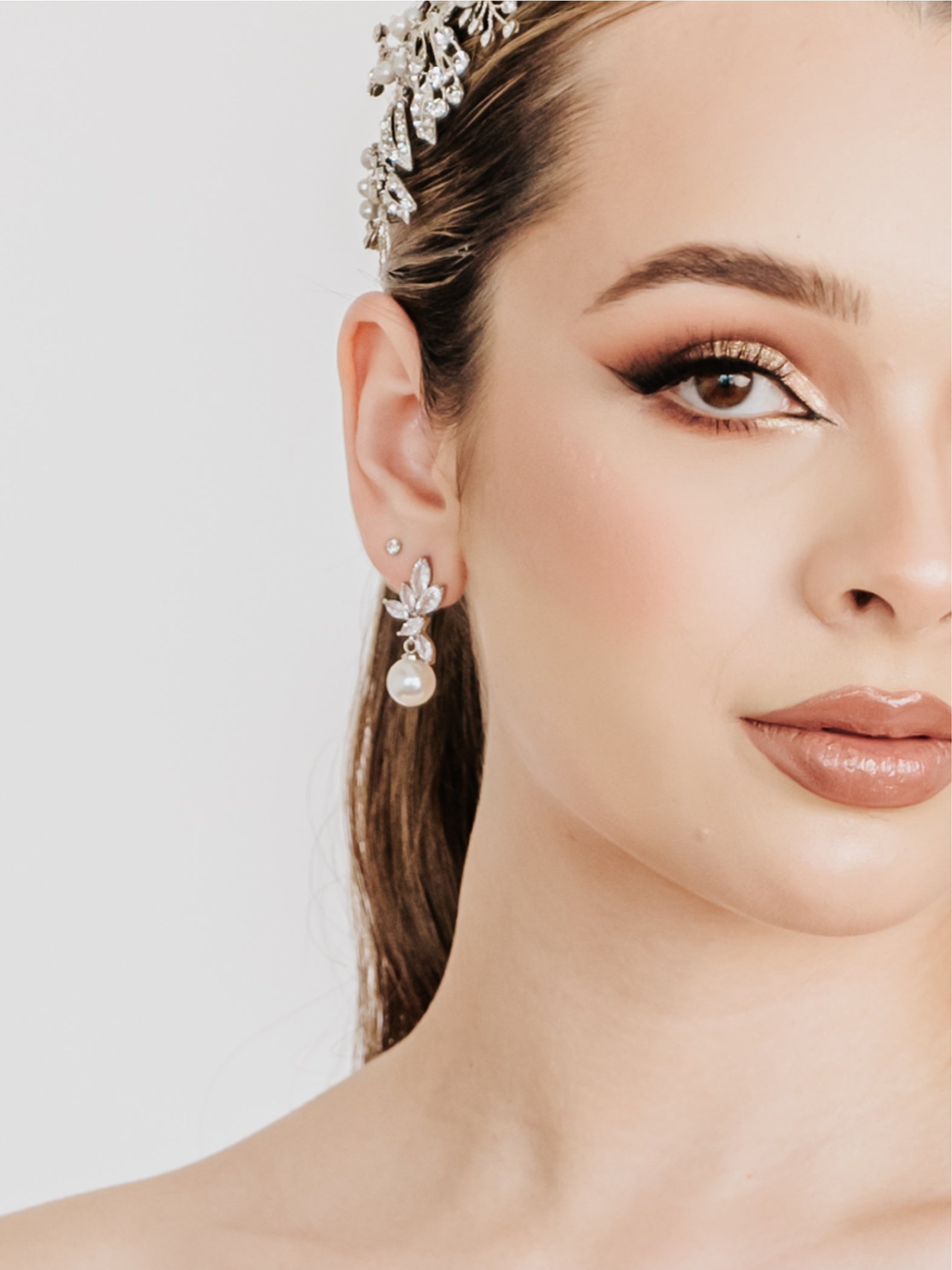 Aretes Marquises Perla
