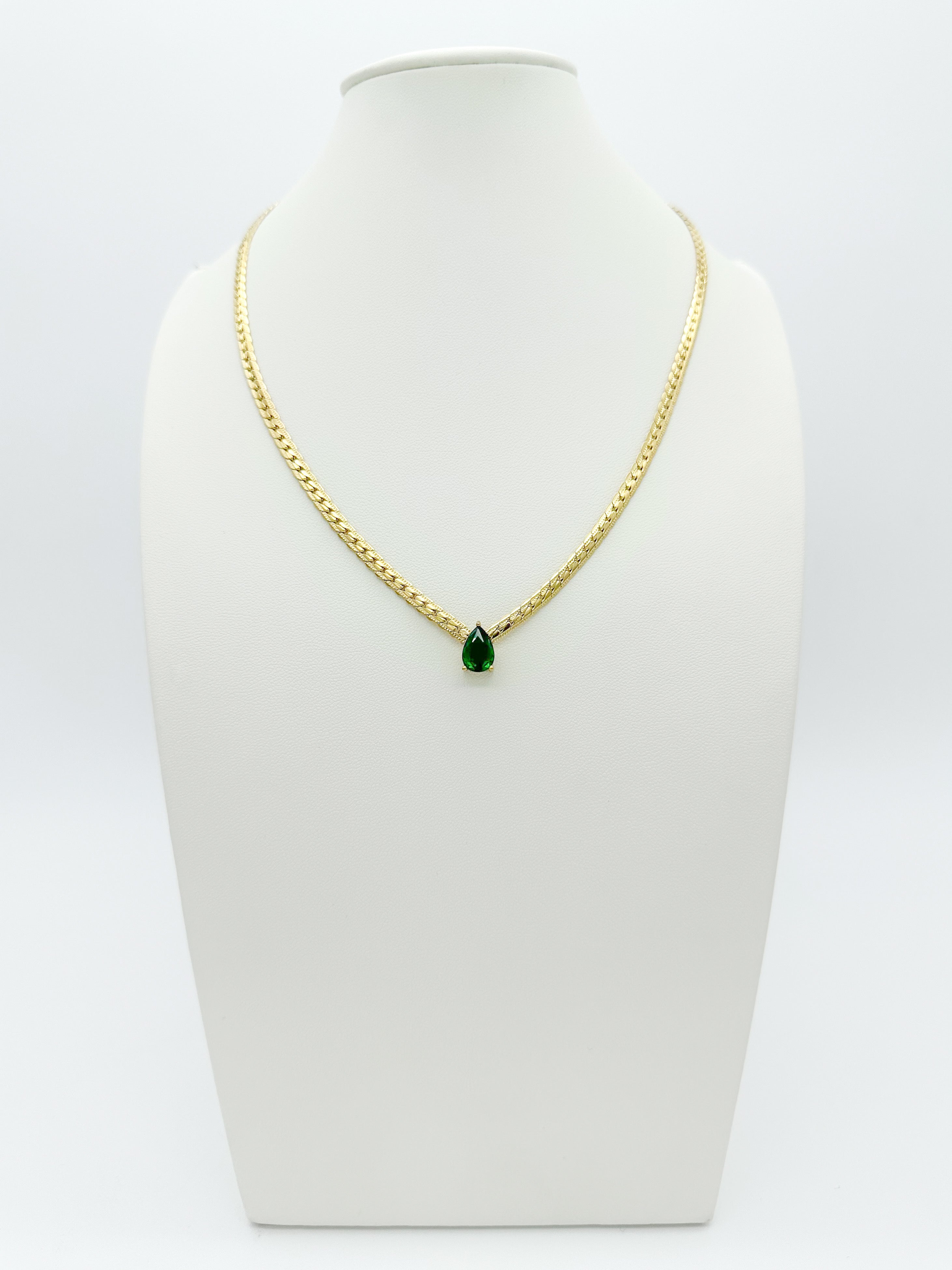 Collar Gota Cristal - Varios Colores
