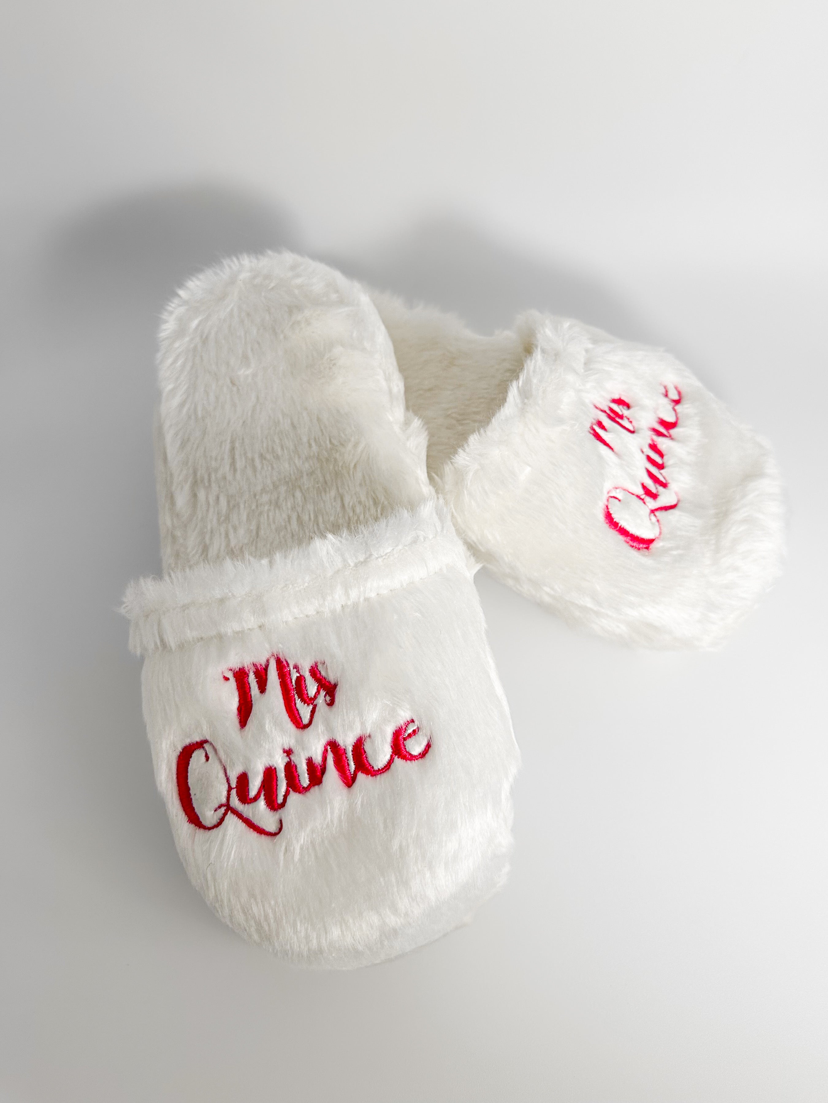 Pantuflas "Mis Quince" Rosa