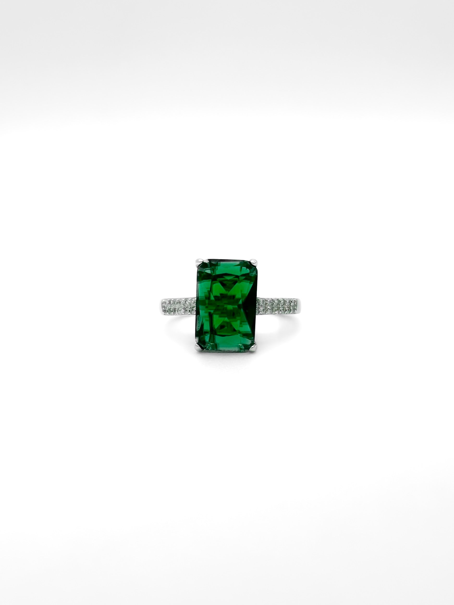 Anillo Baguette de Plata
