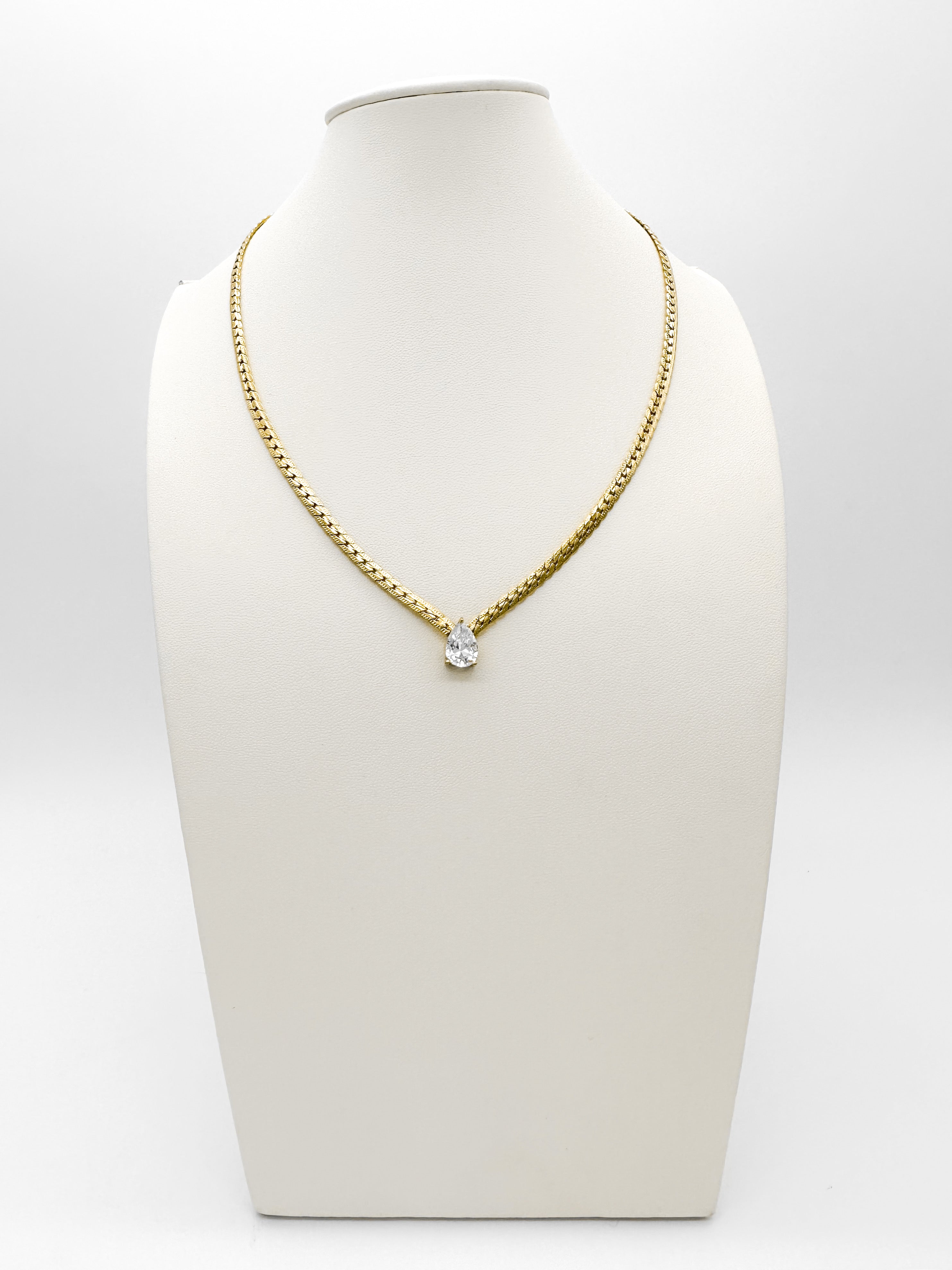 Collar Gota Cristal - Varios Colores