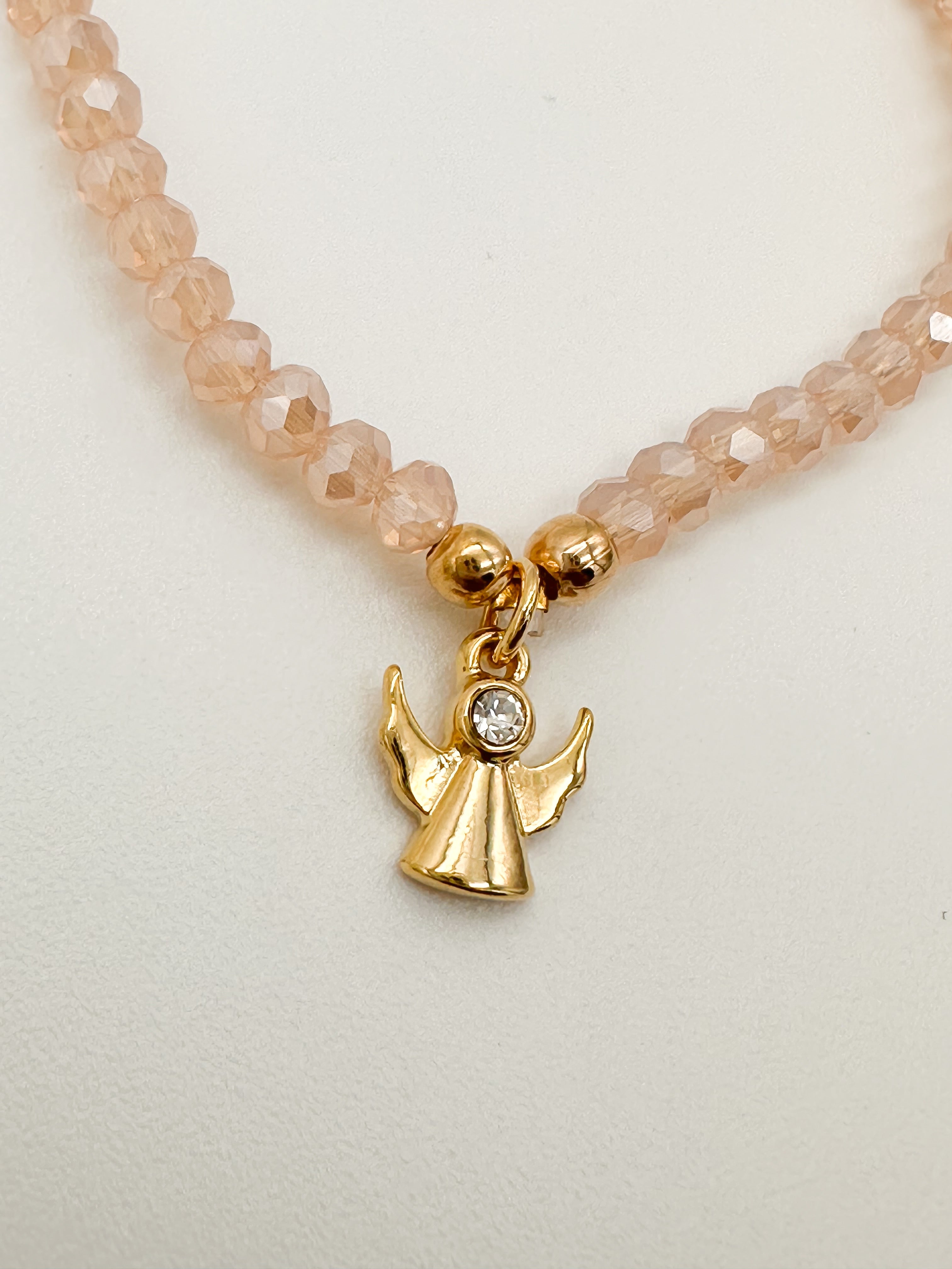 Recuerdos 10 Pulseras Ángel Cristal