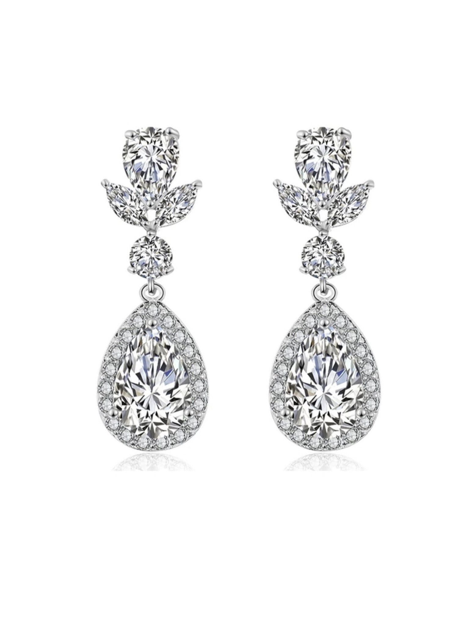Aretes Gota Zirconia