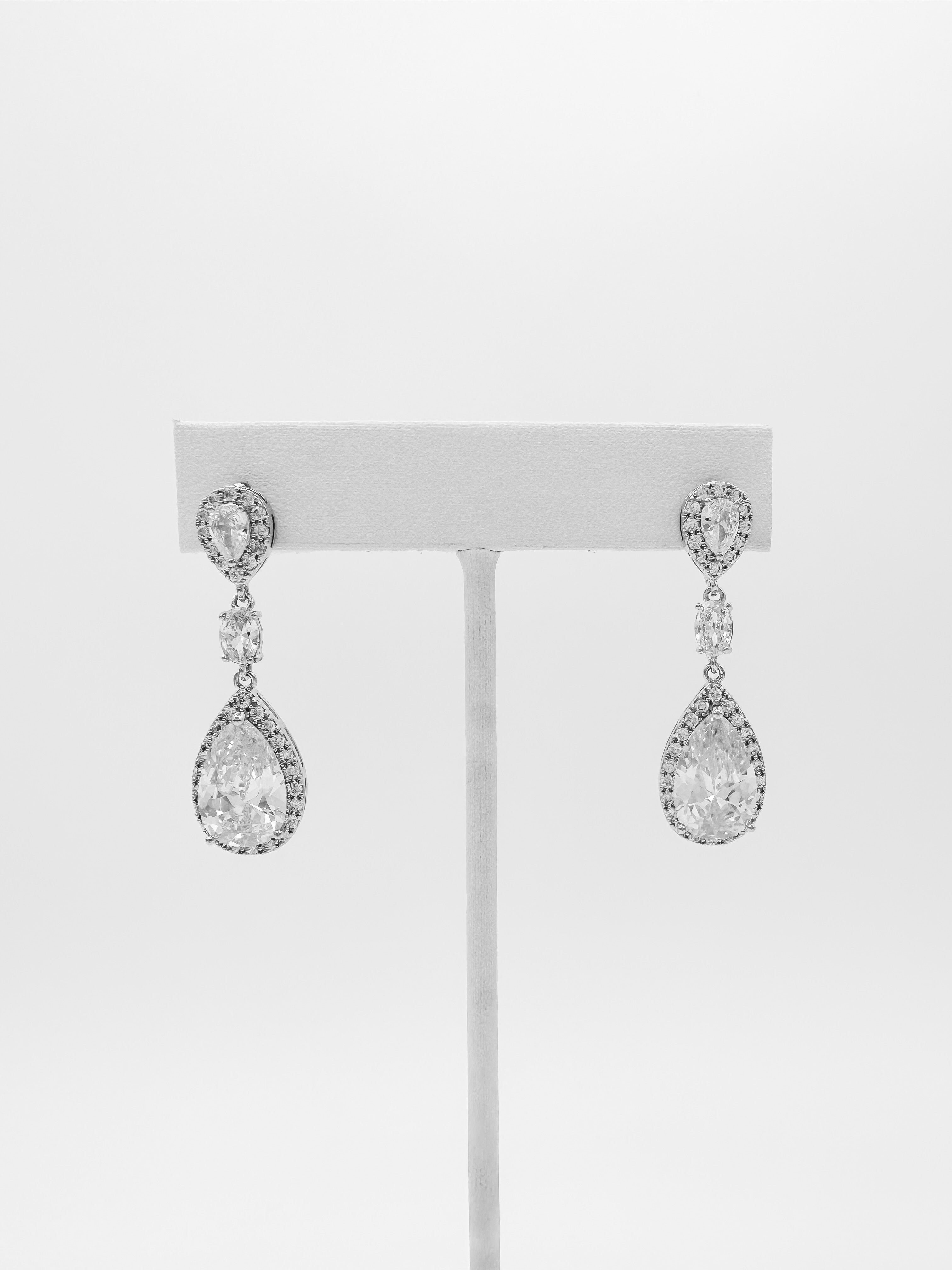 Aretes Gota Halo