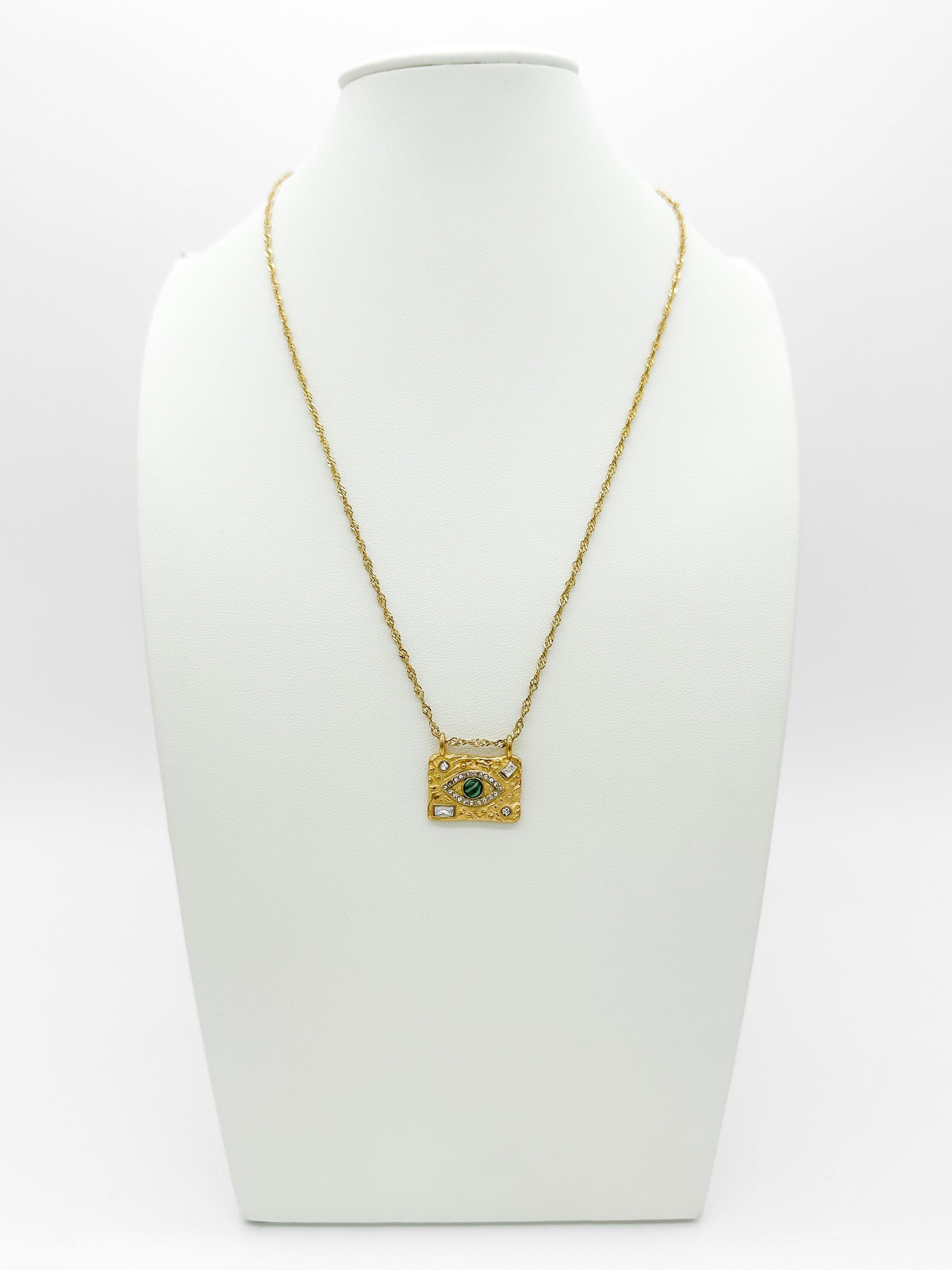 Collar Placa Ojo