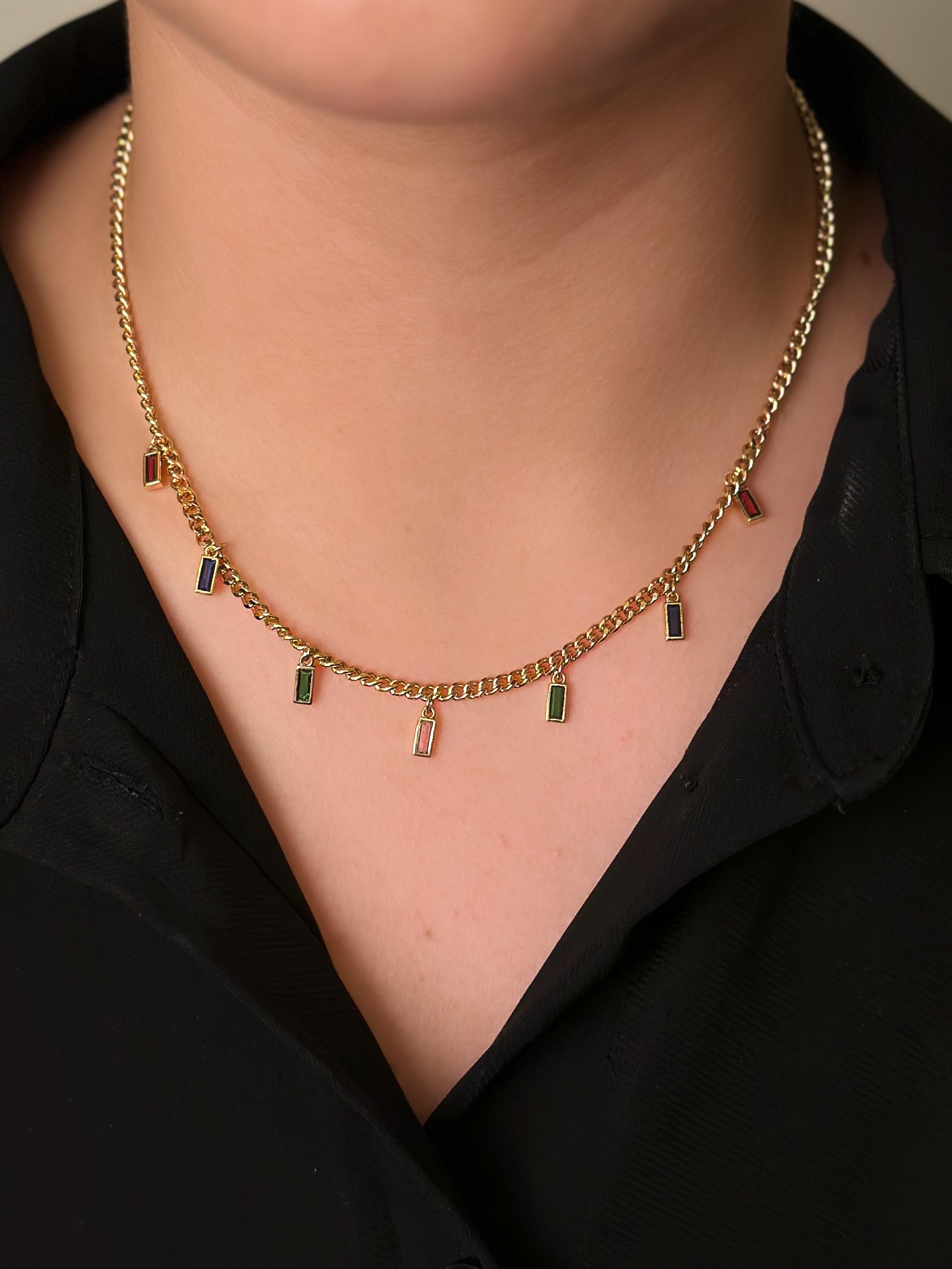 Collar Dijes Colores