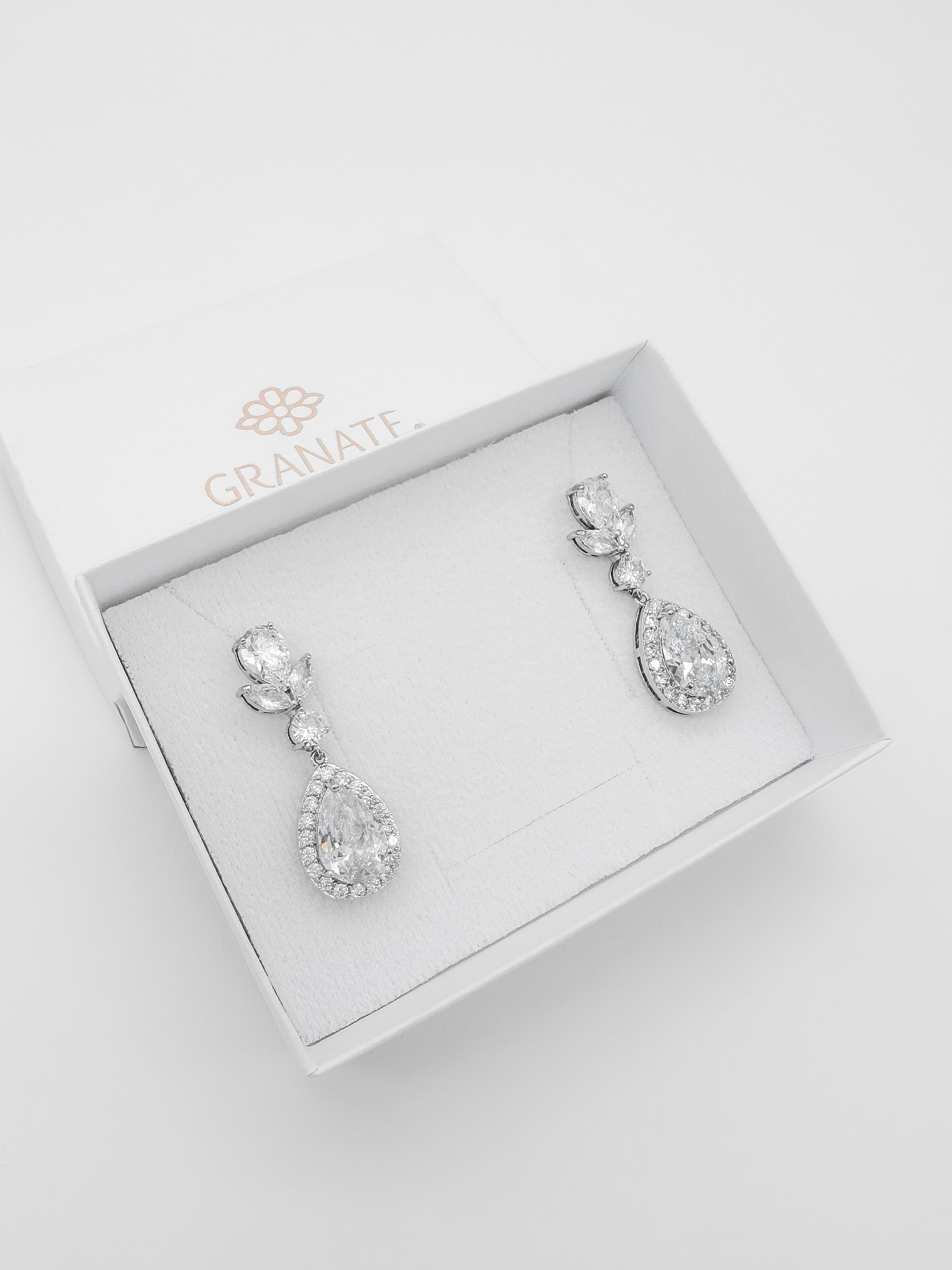 Aretes Gota Zirconia