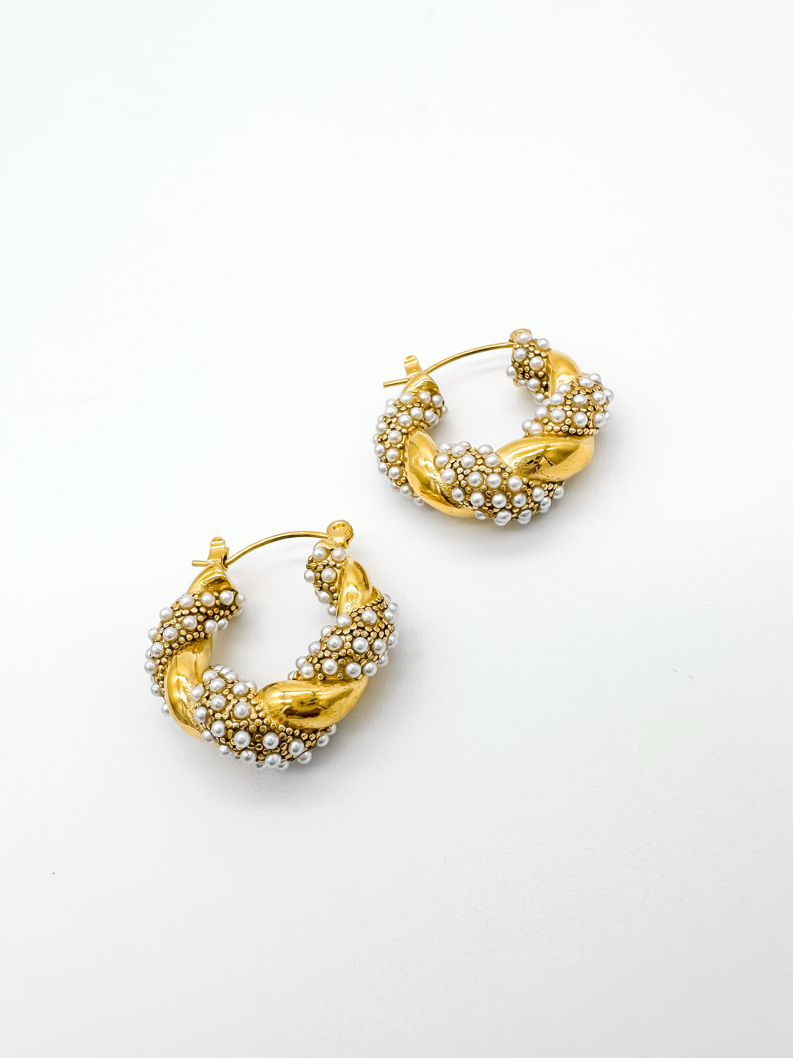 Hoops Twist Perlas