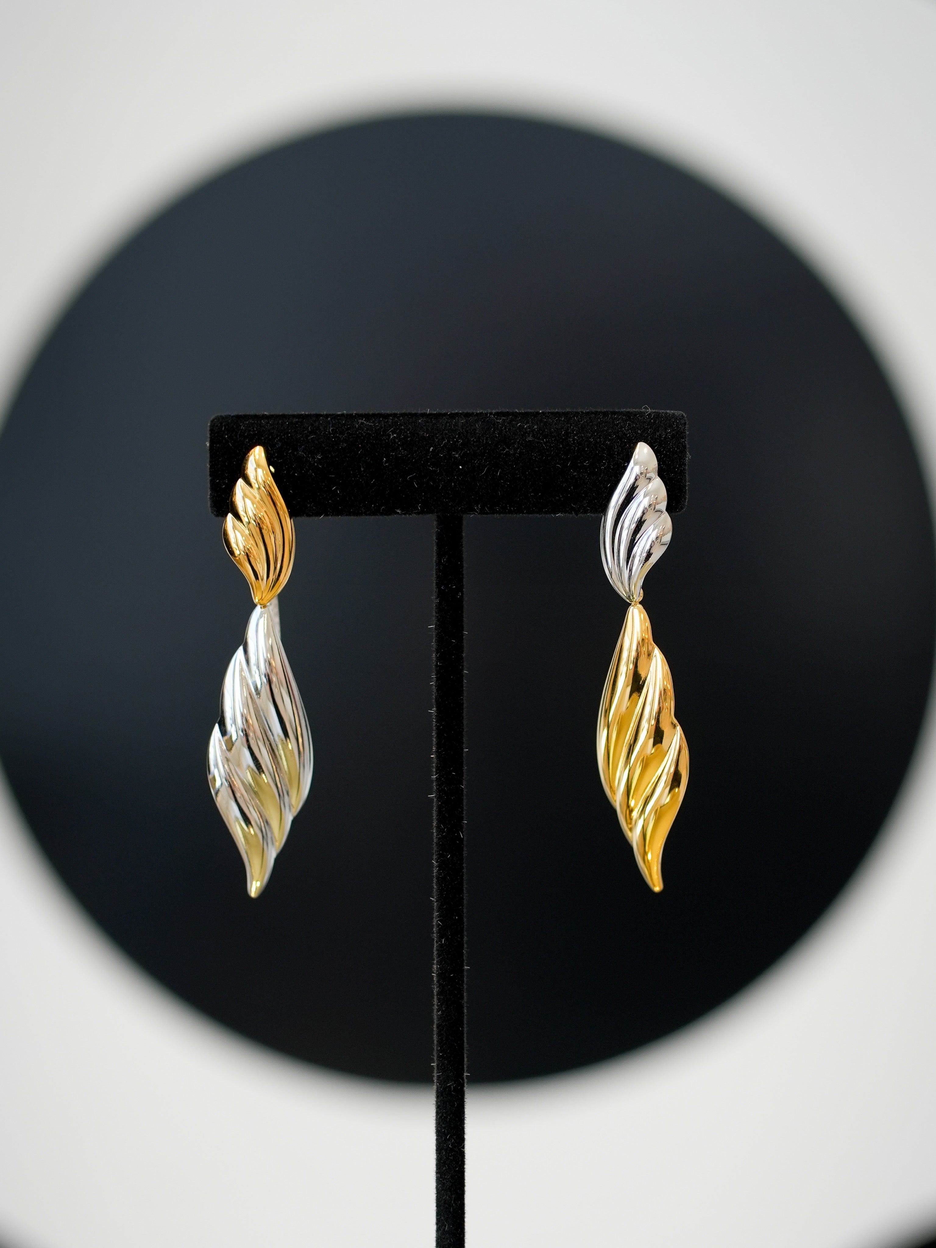 Aretes Chantillí Bicolor