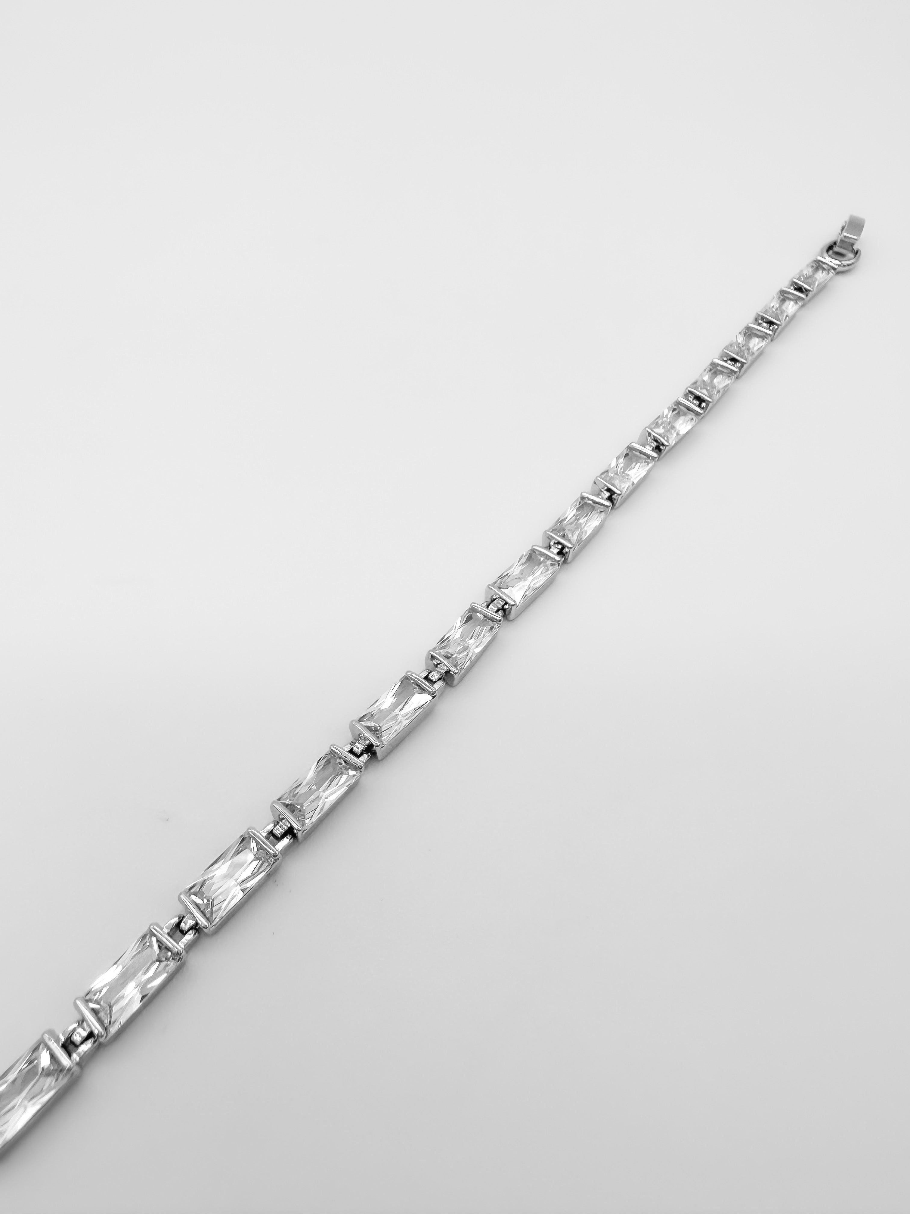 Pulsera Rectángulos Zirconias