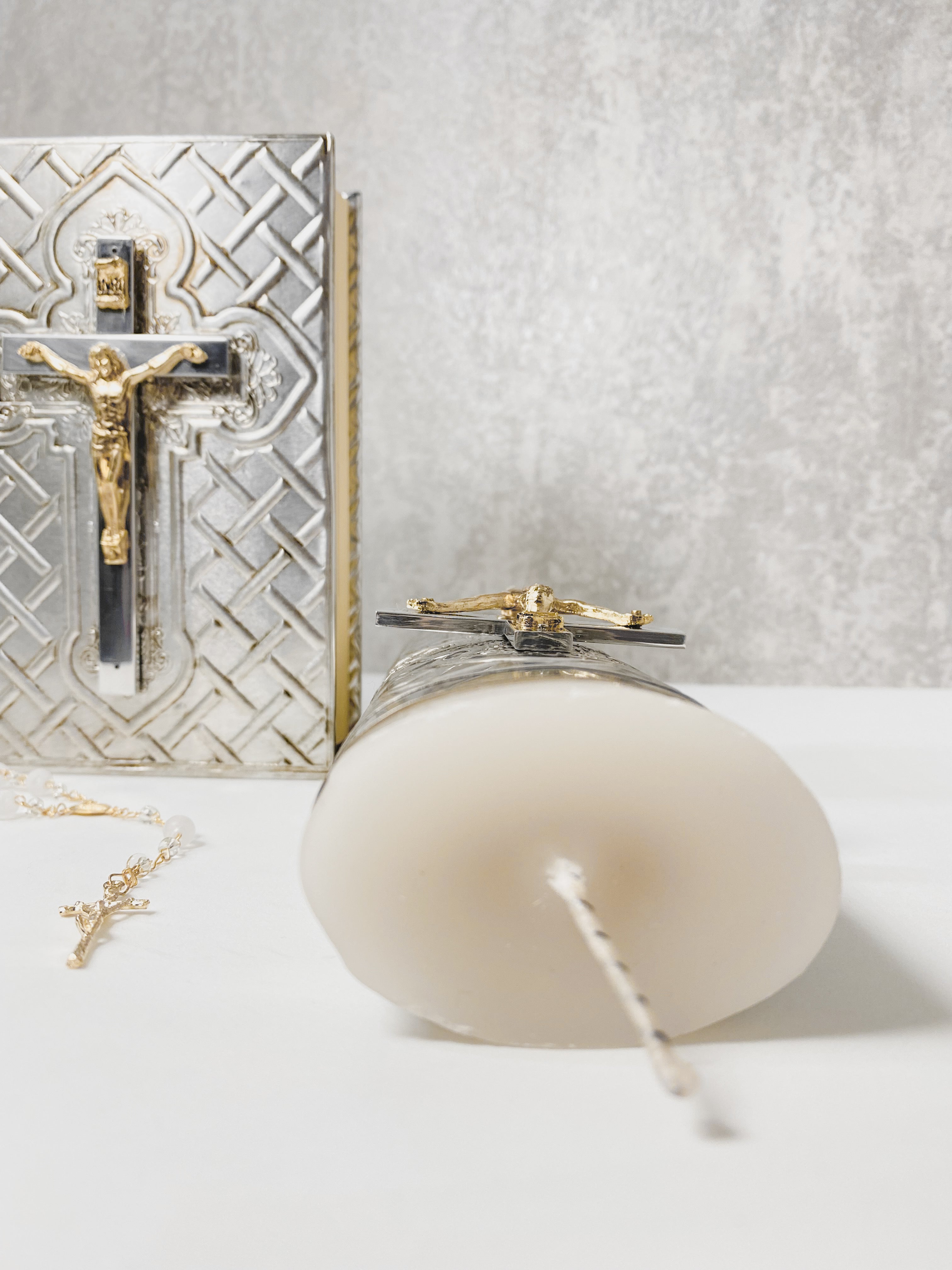Kit Cruz Lisa Cristo - Plateado