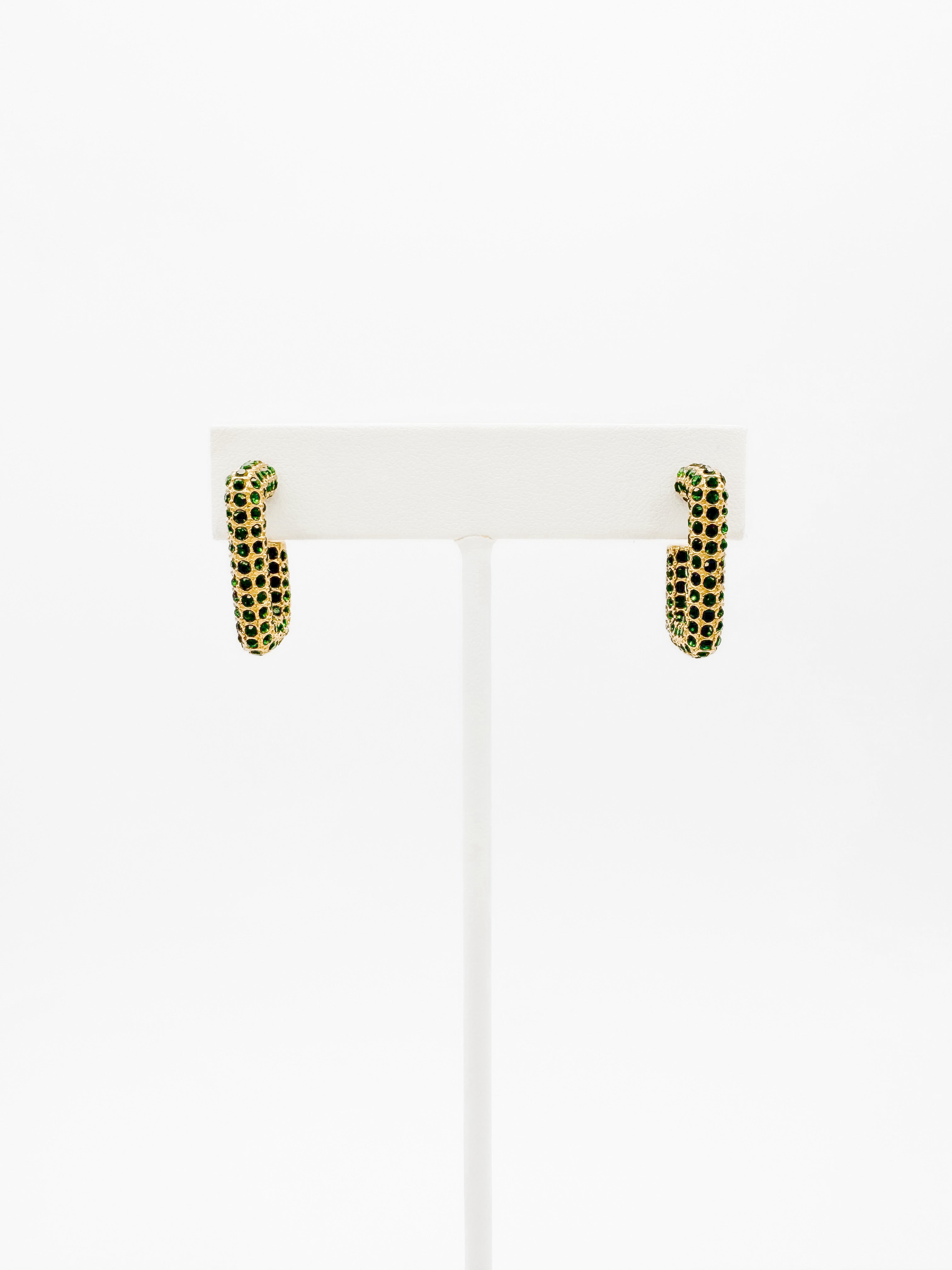 Arracada Rectangular Pavé