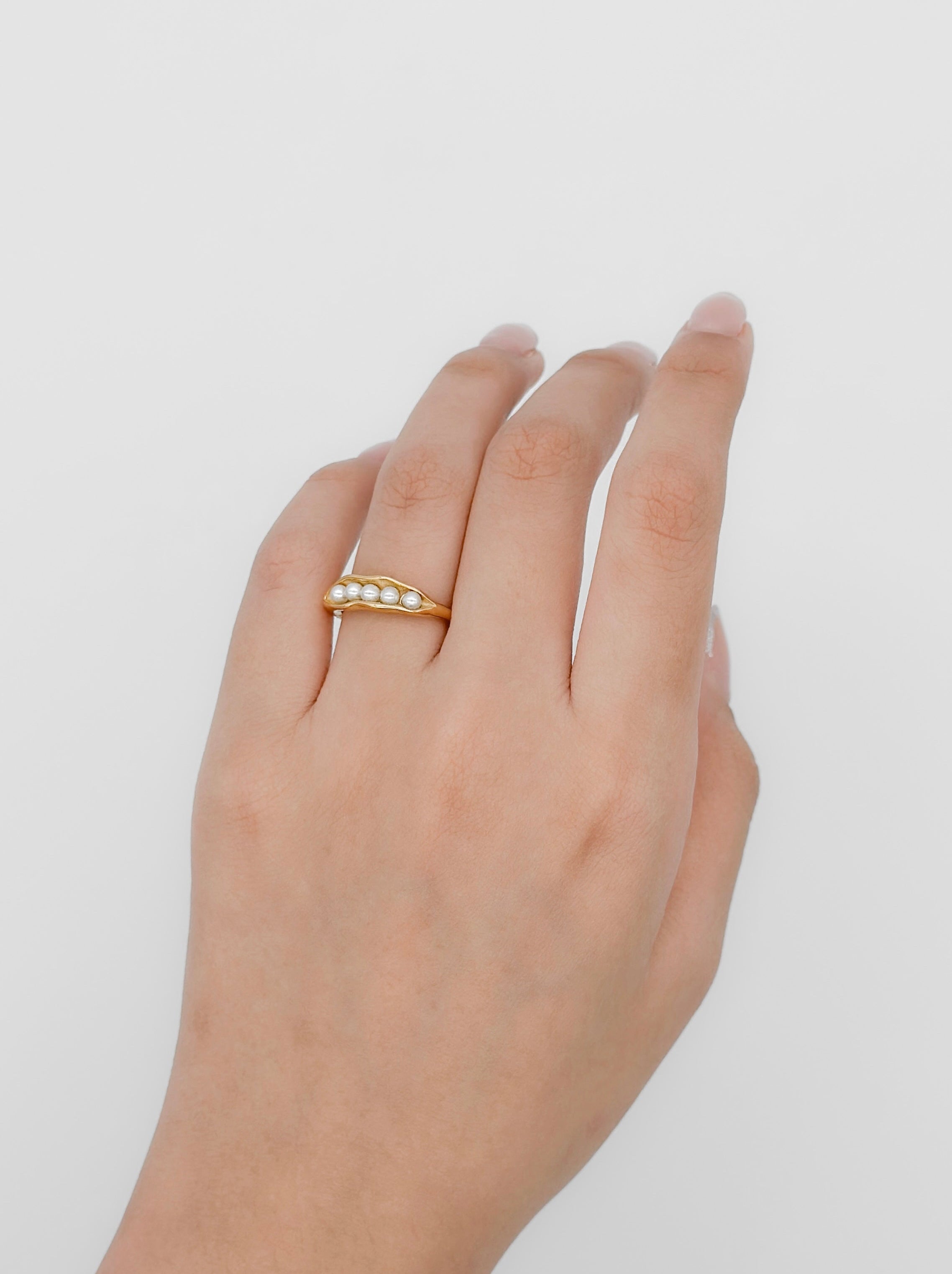Anillo Perlas