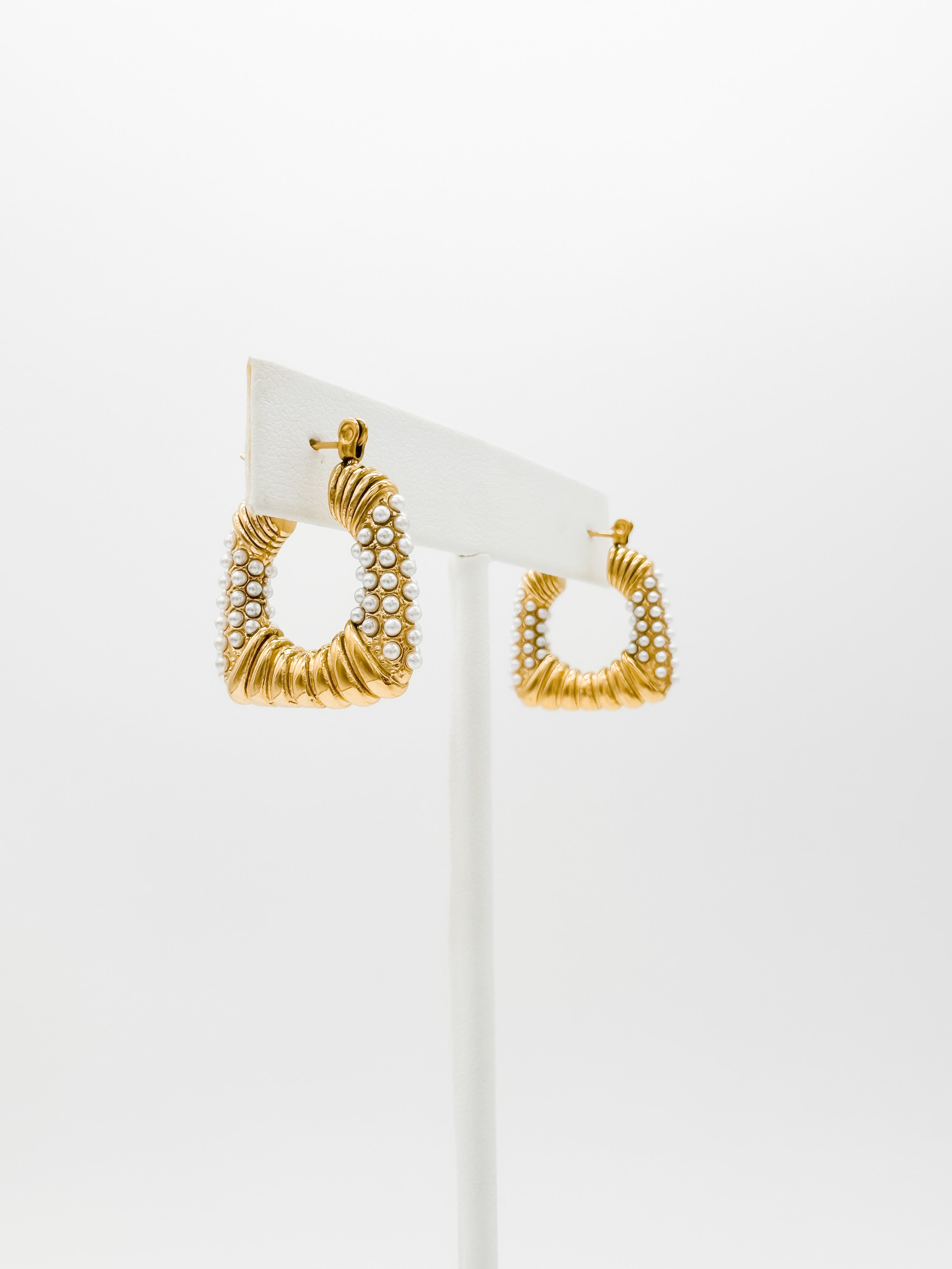 Hoops Mini Perlas