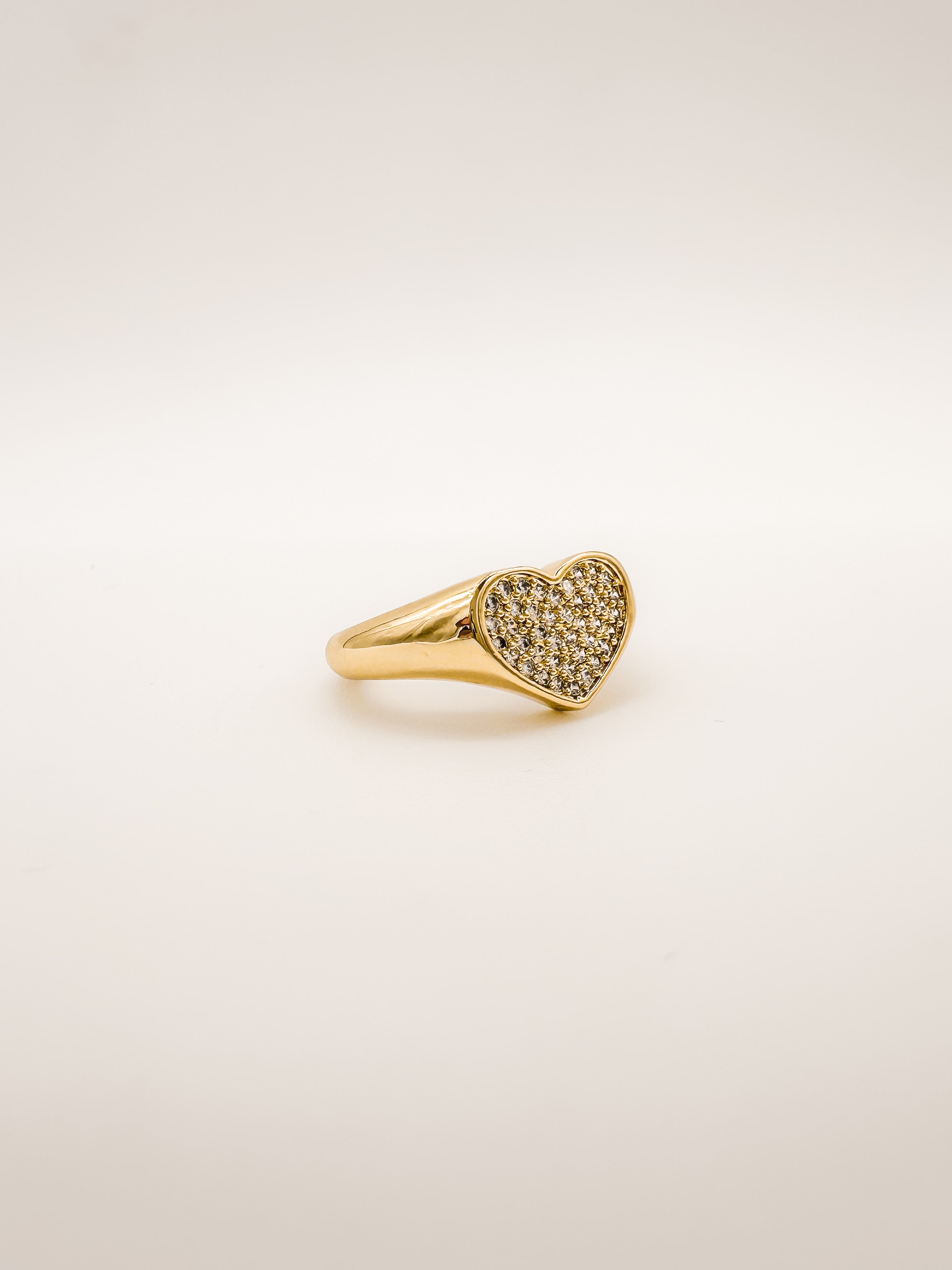 Anillo Corazón Cristales