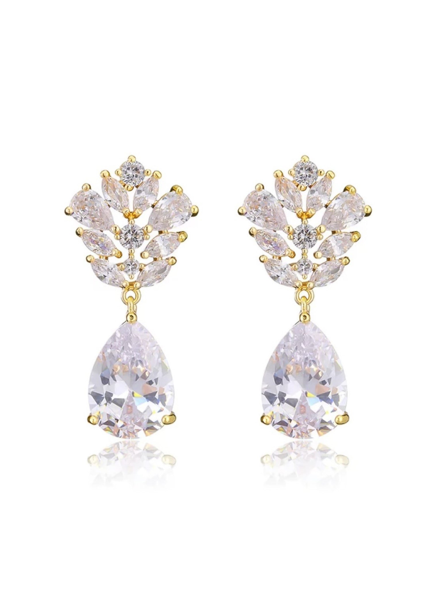 Aretes Gota Zirconia