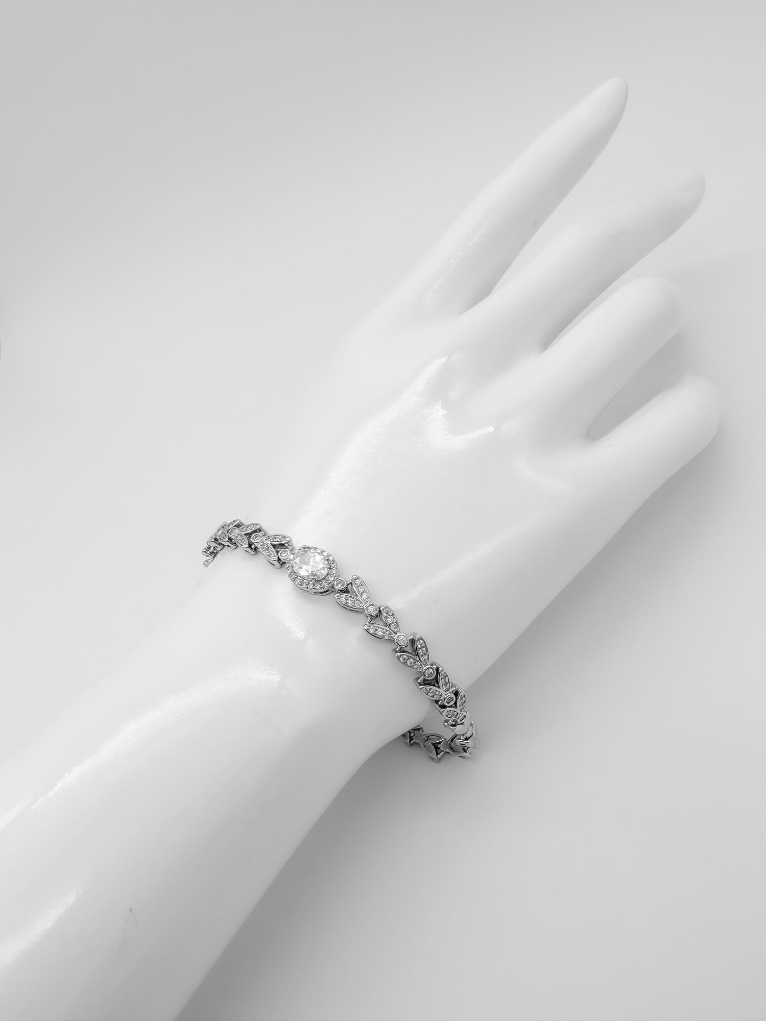 Pulsera Óvalo Hojas