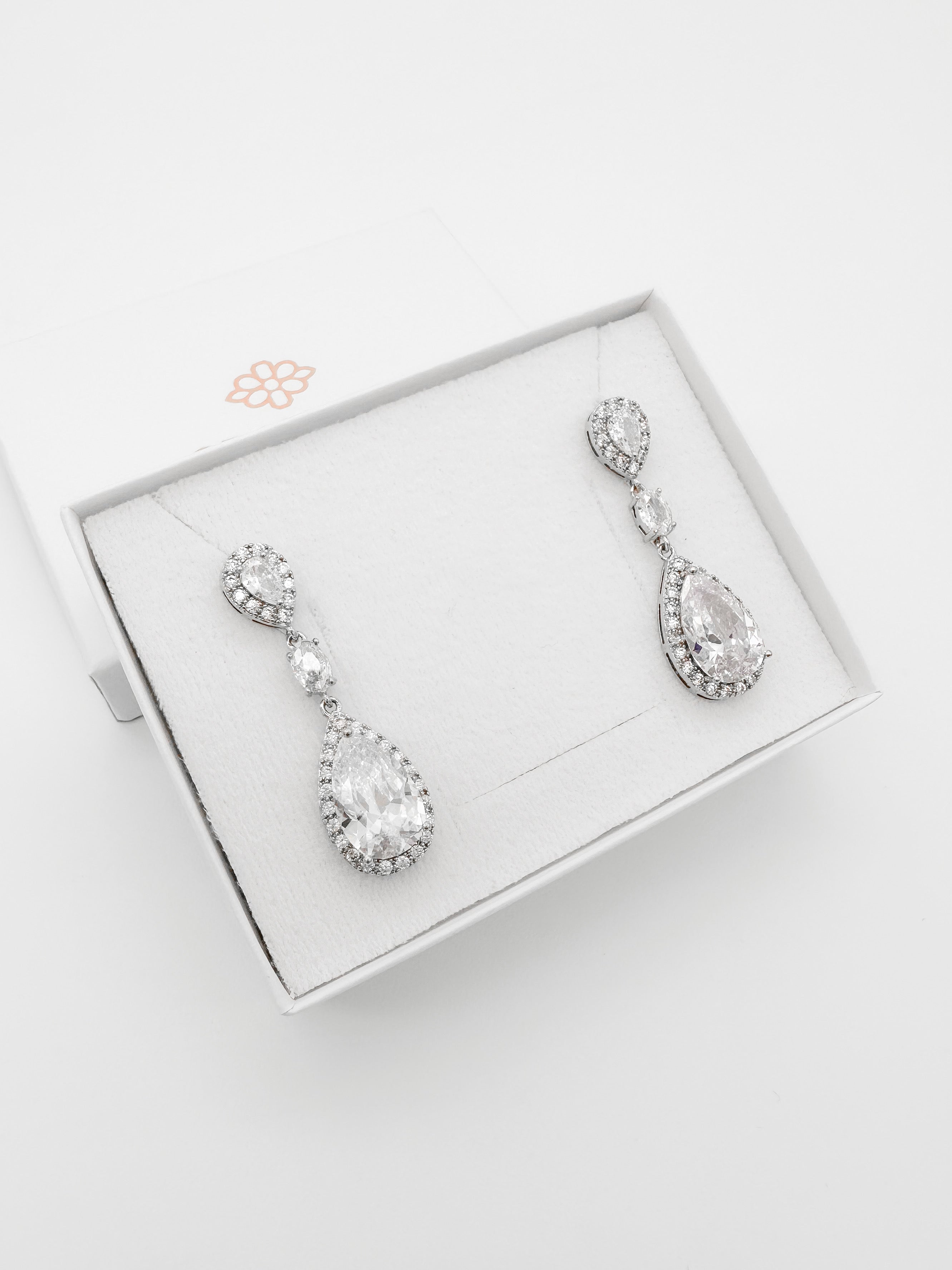 Aretes Gota Halo