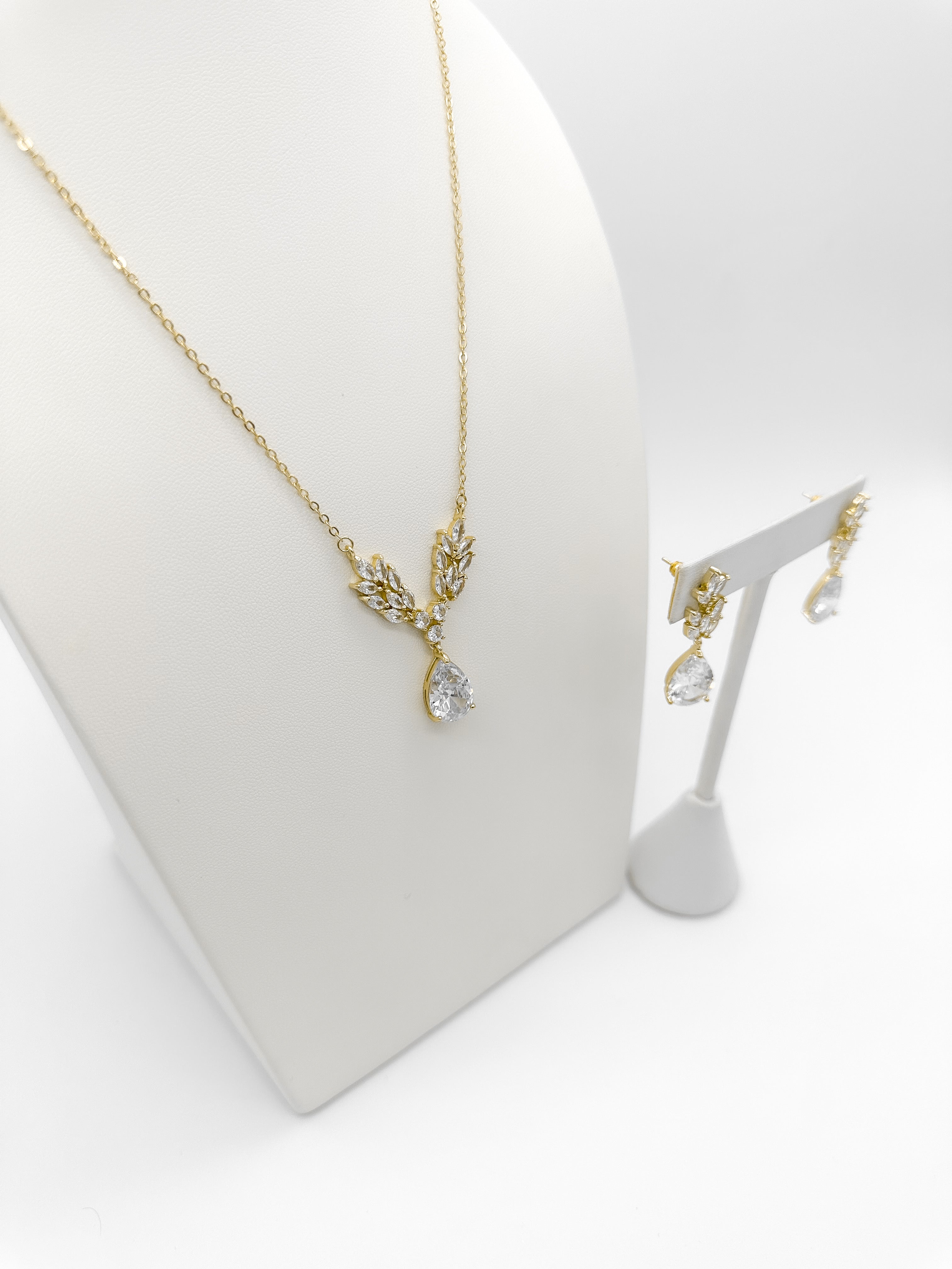 Juego Marquises Gota Zirconias - Ver Colores