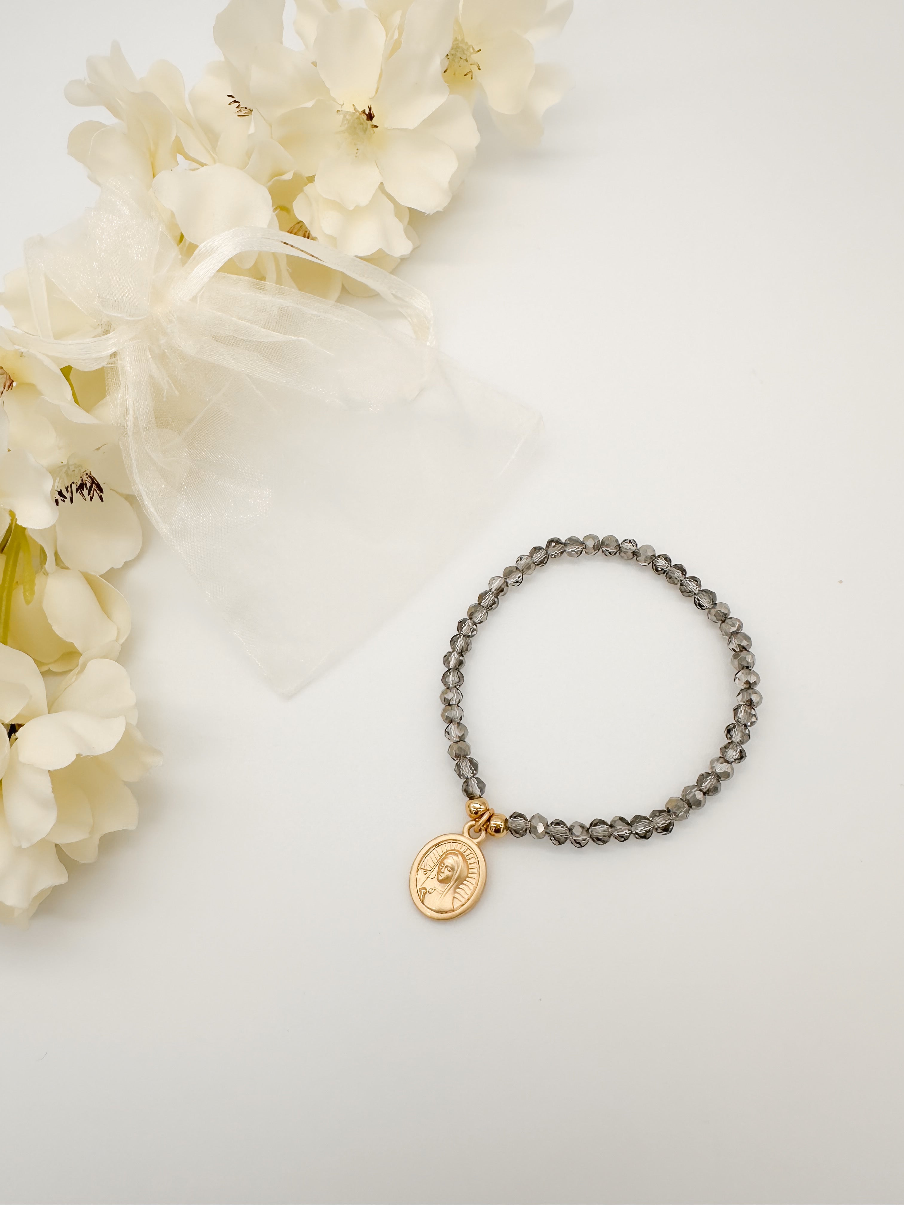 10 Pulseras Medalla Guadalupe