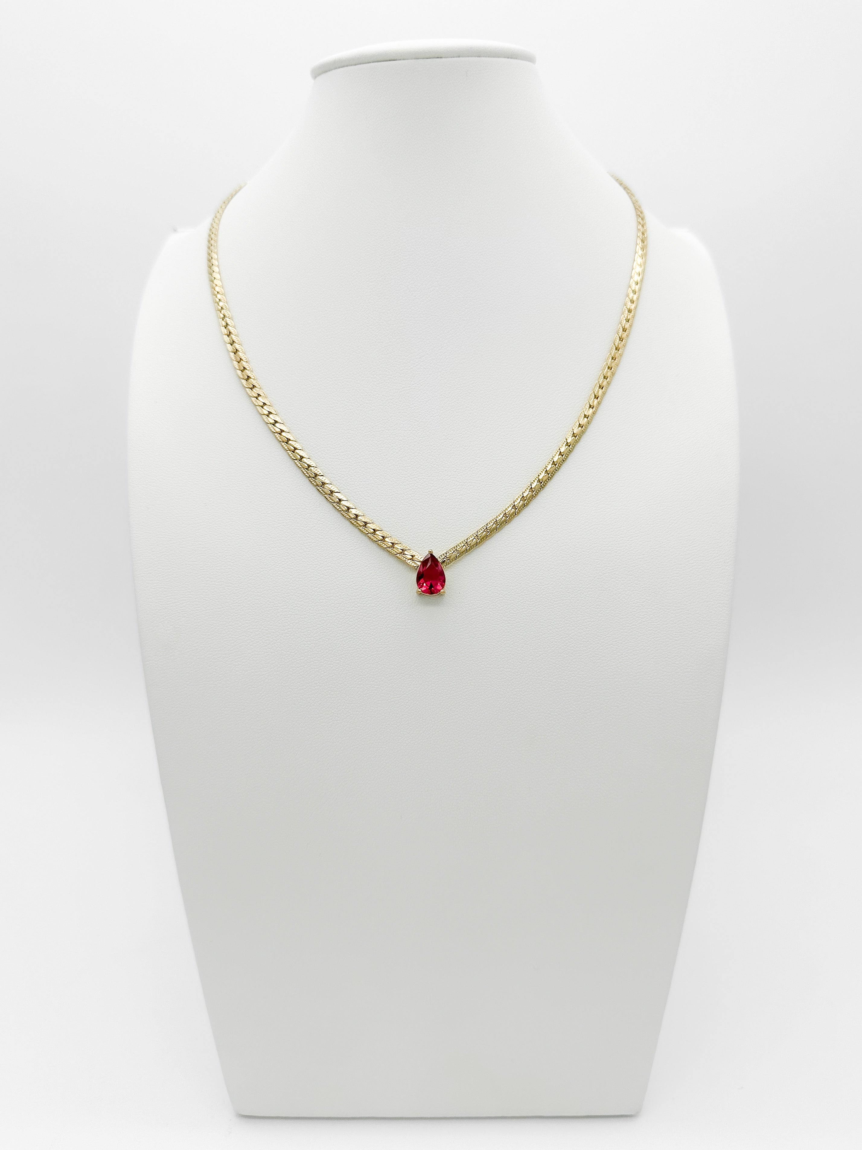 Collar Gota Cristal - Varios Colores