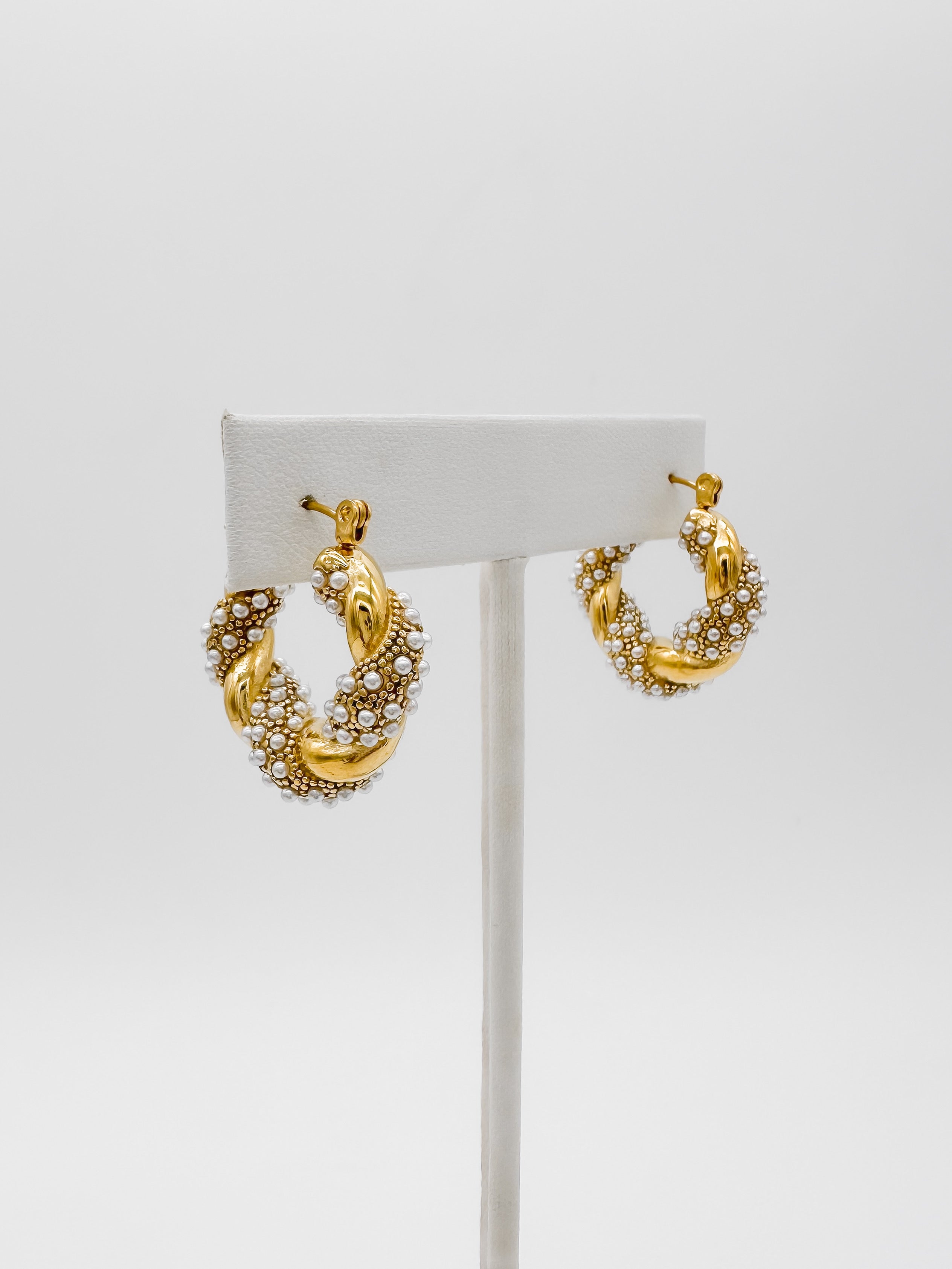 Hoops Twist Perlas