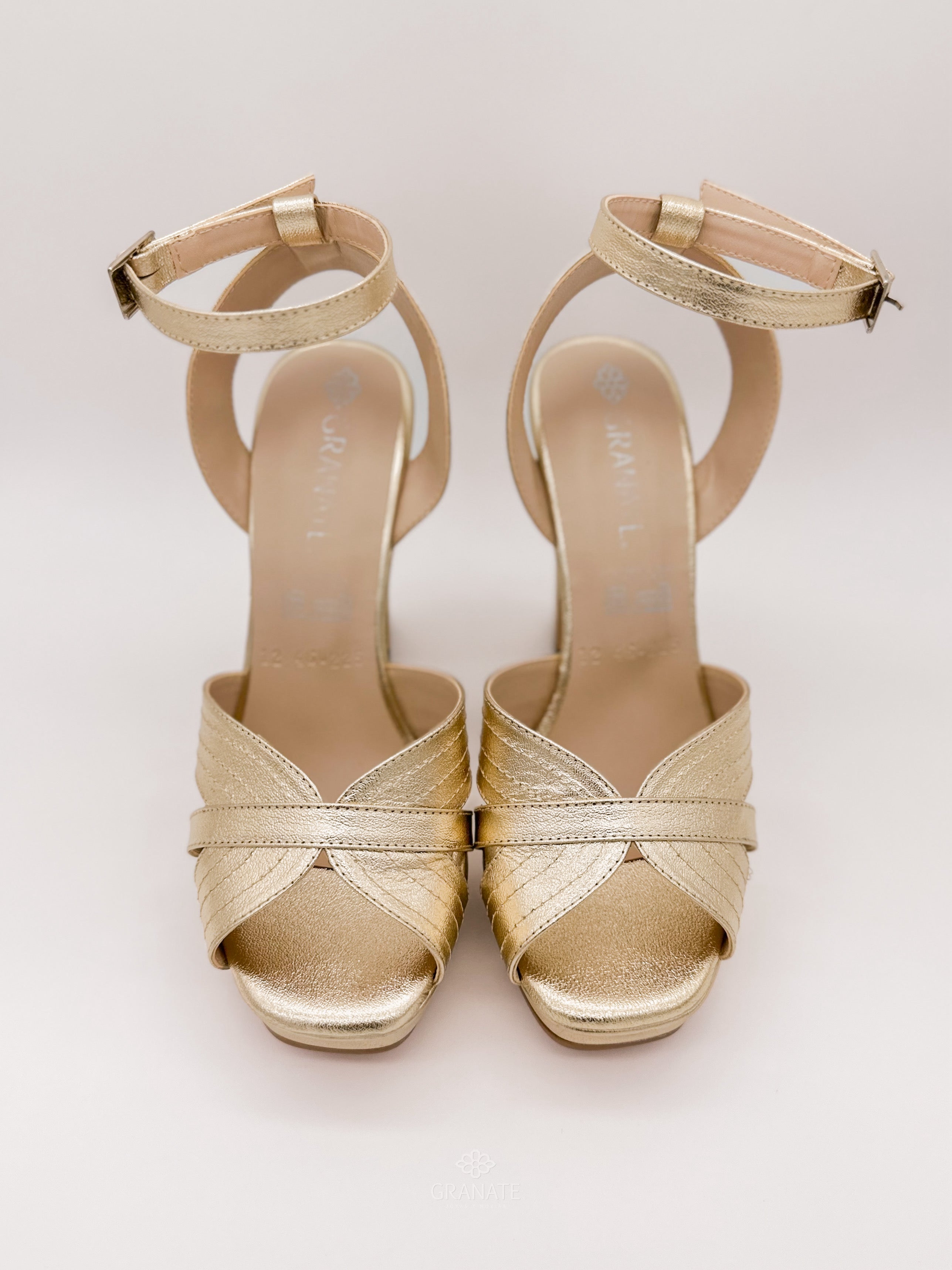 Sandalias Greta Piel Dorado