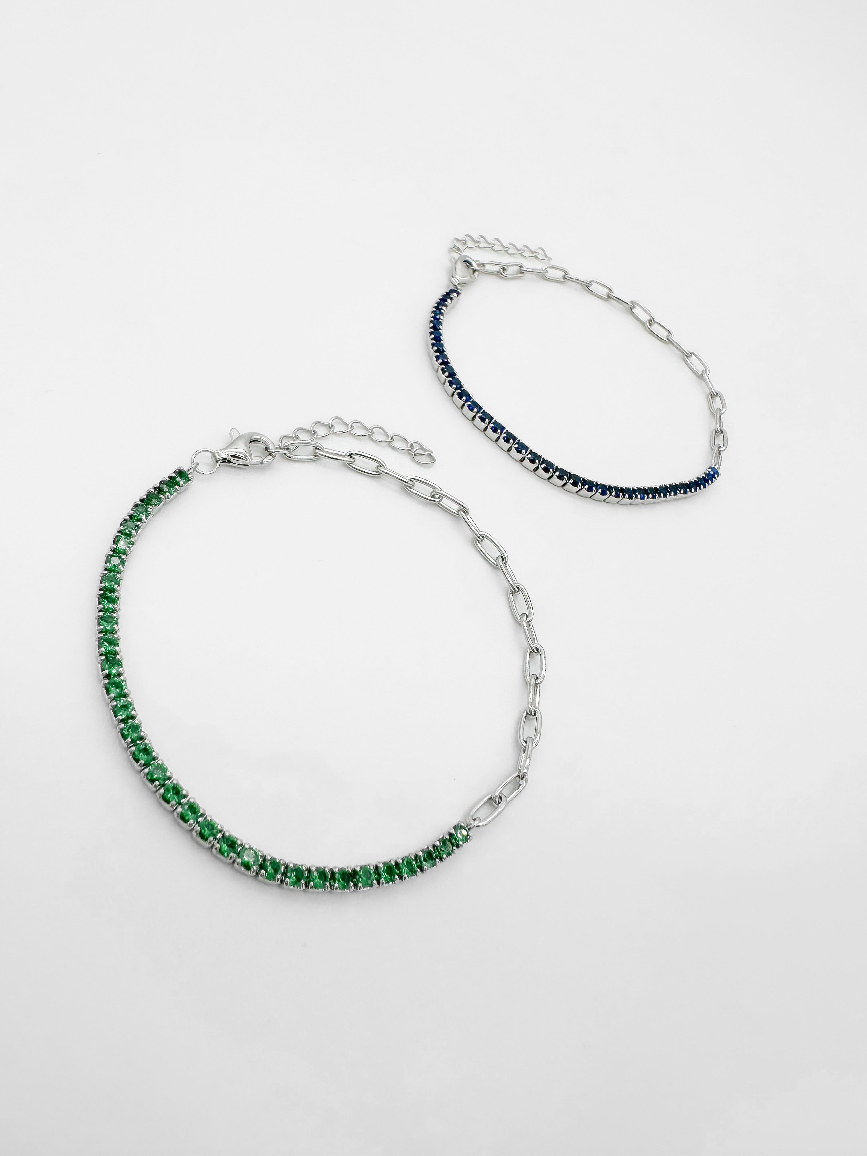 Pulsera Tennis Color de Plata