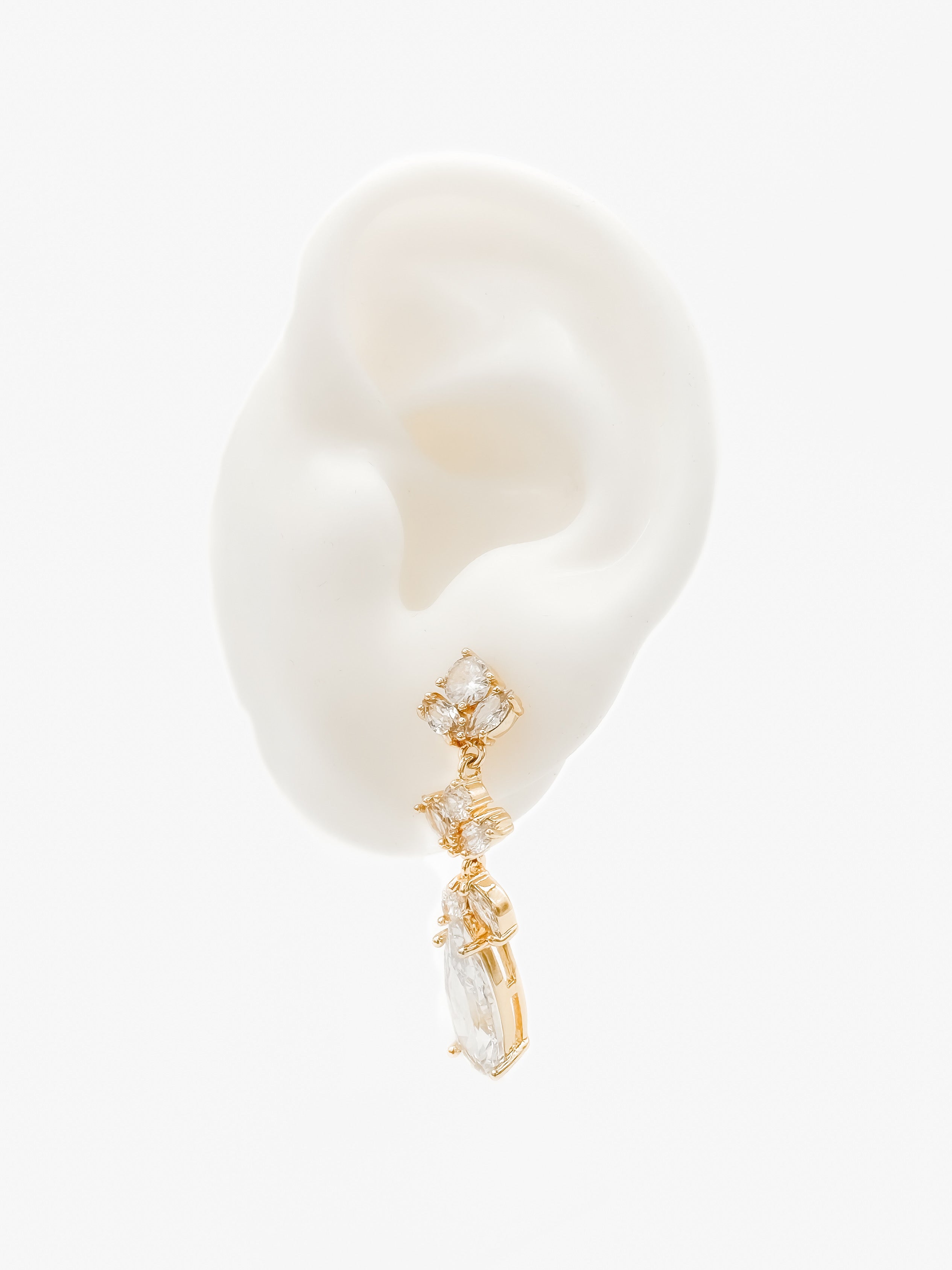 Aretes Gota Zirconia