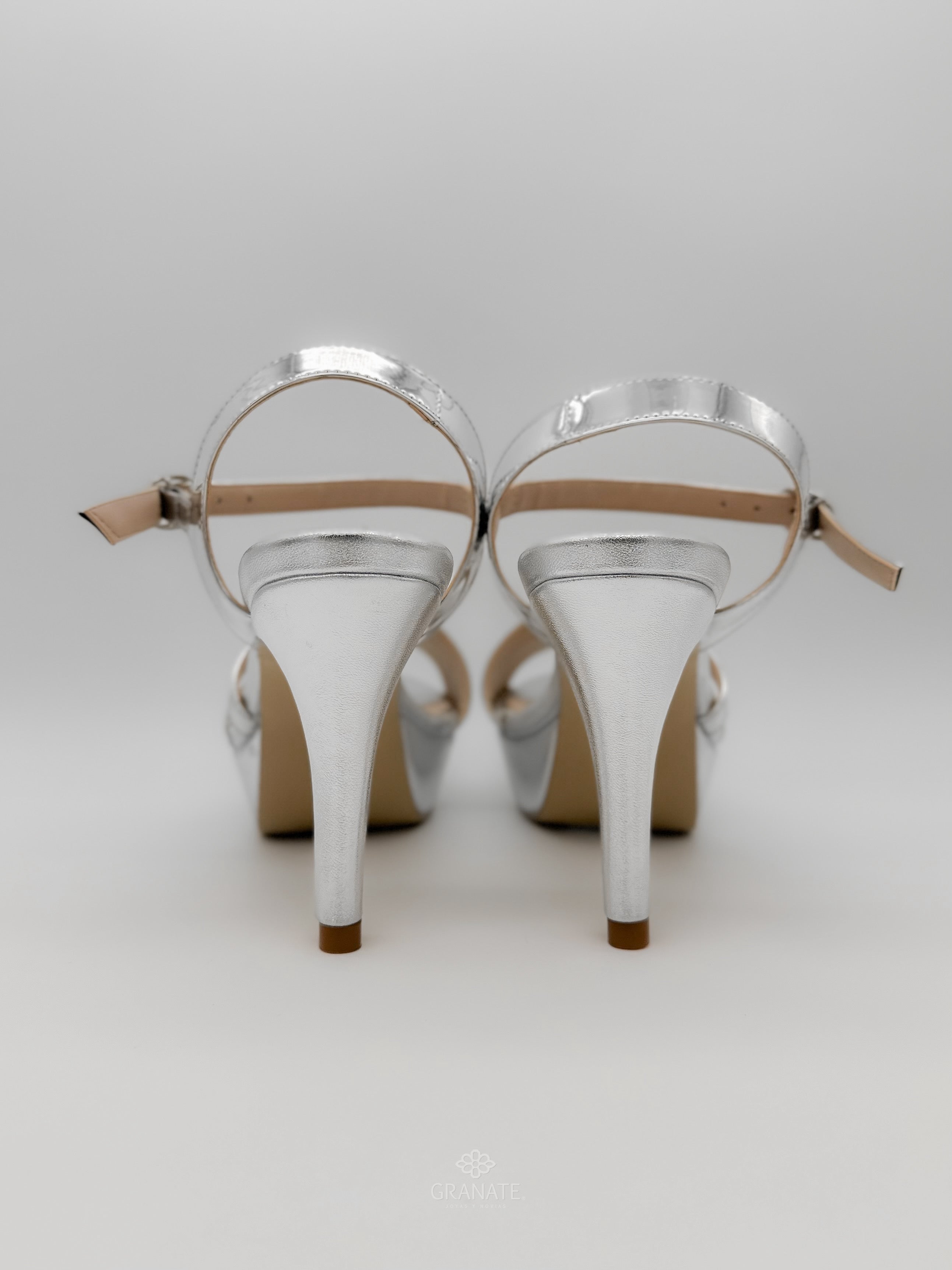 Sandalias Diana Plateado