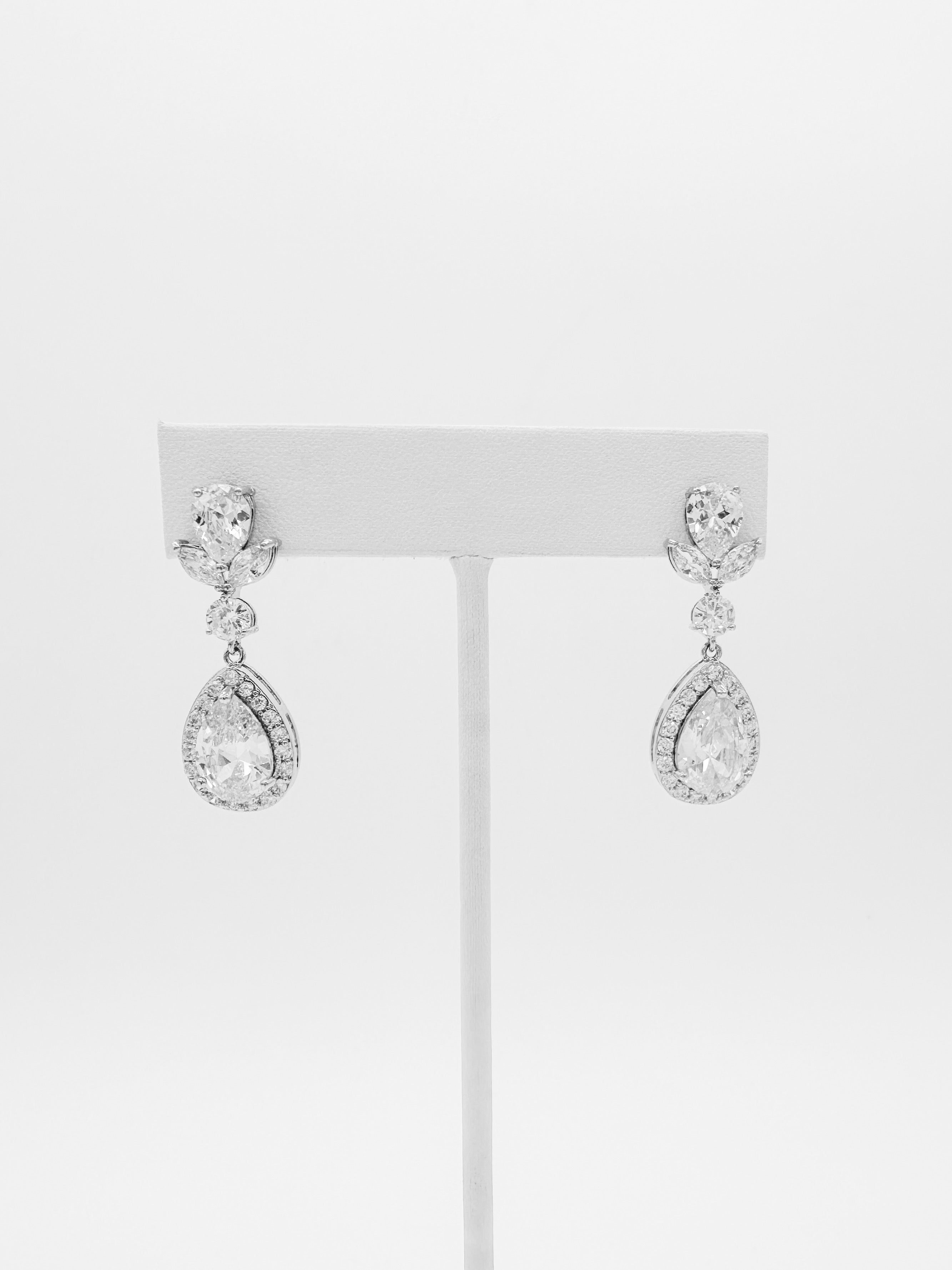 Aretes Gota Zirconia