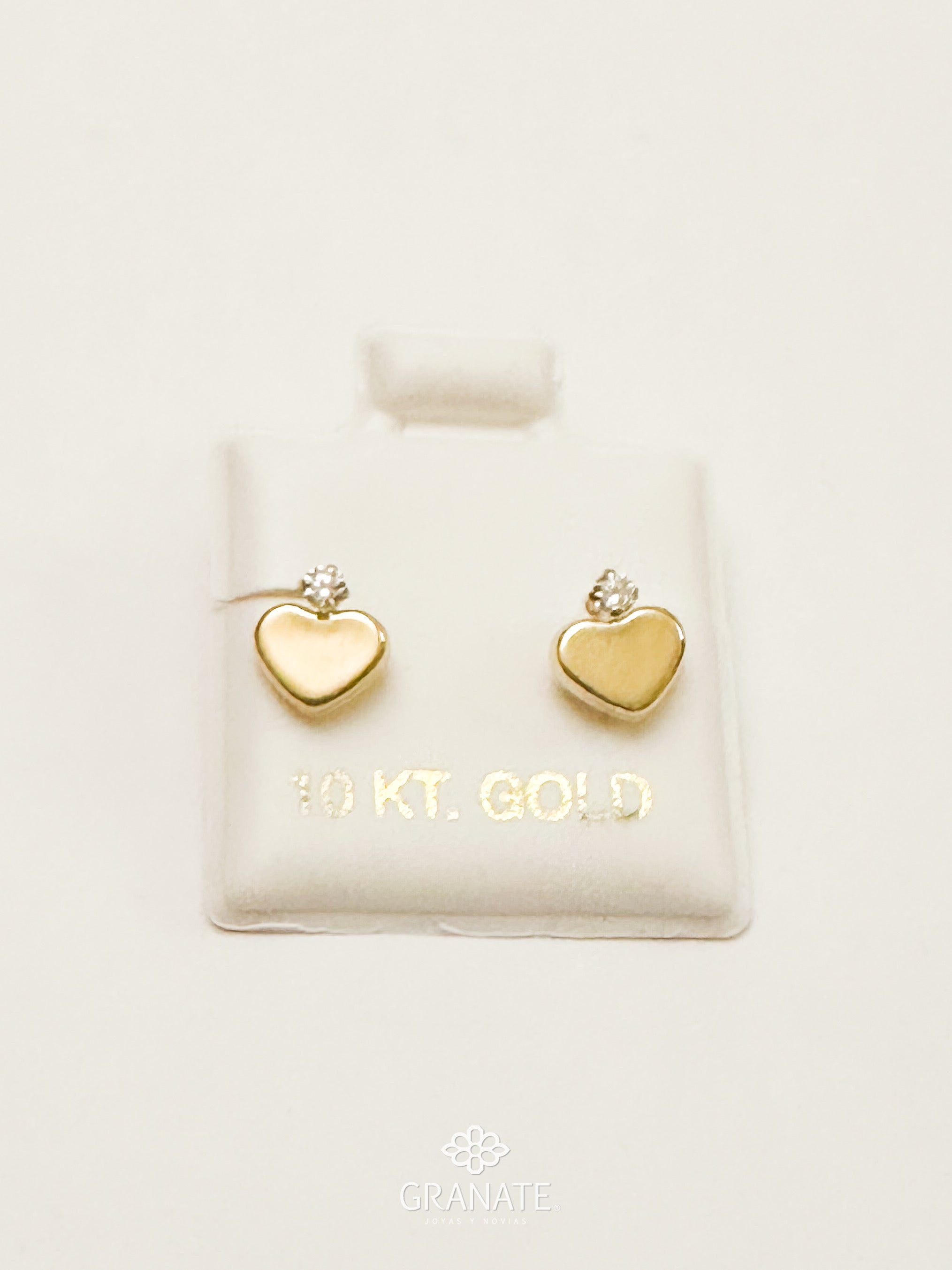 Corazón Liso Oro 10k