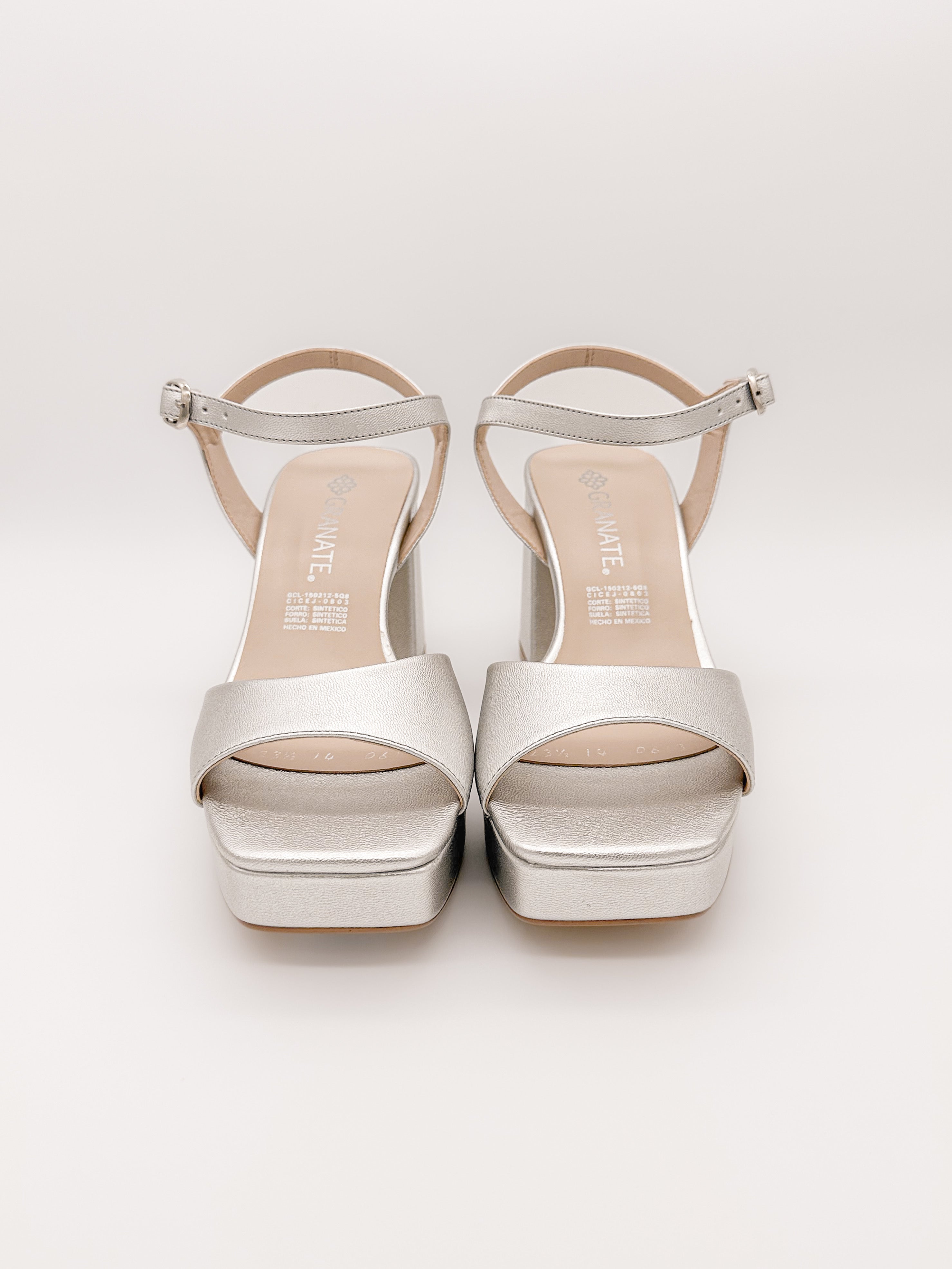 Sandalias Eloísa Plateado