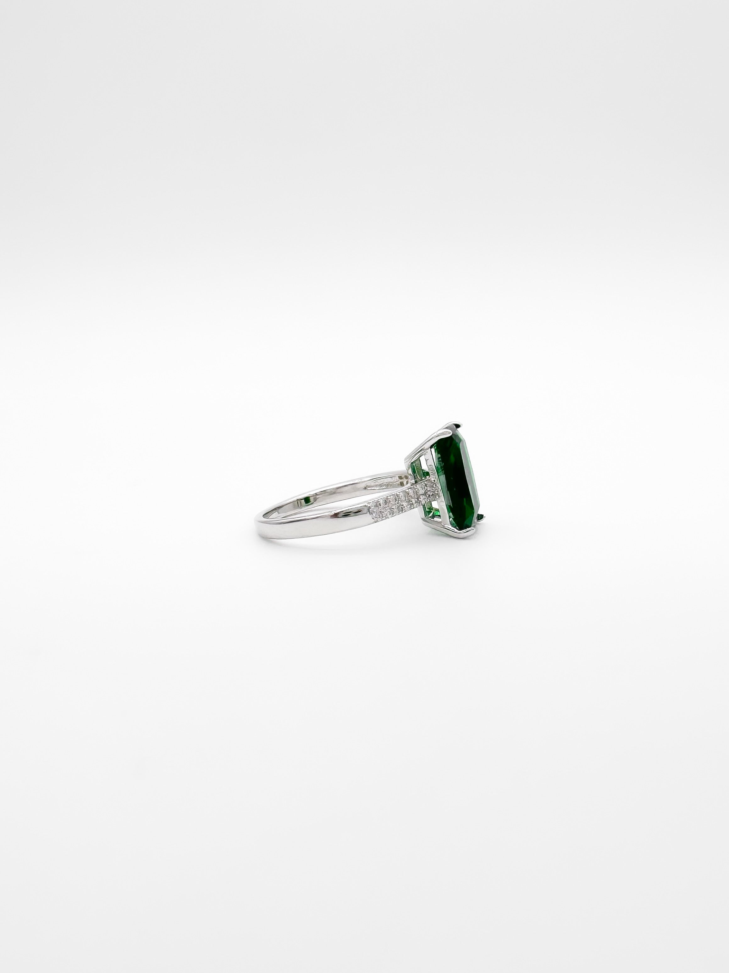 Anillo Baguette de Plata