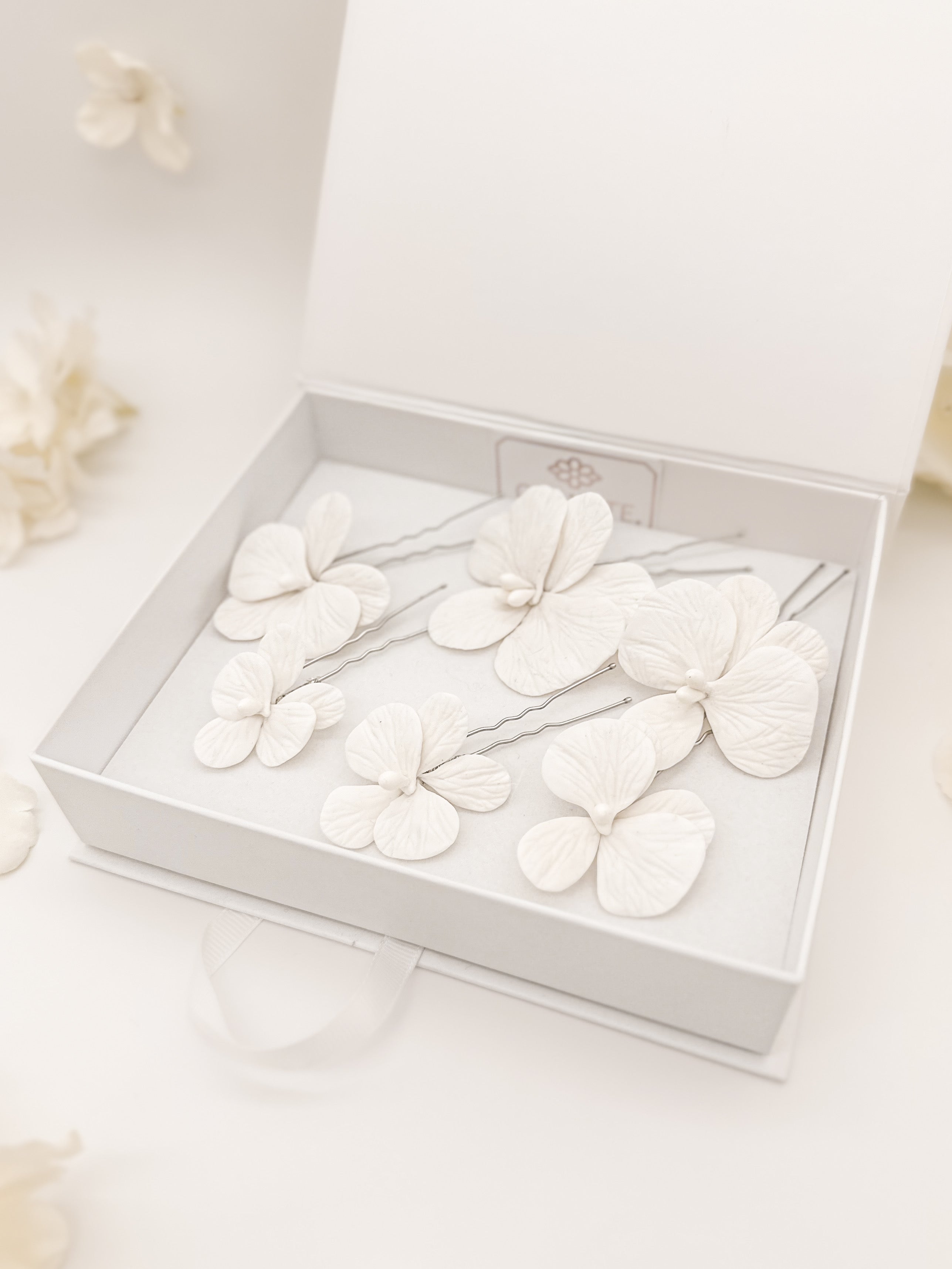 Set Horquillas Orquídeas
