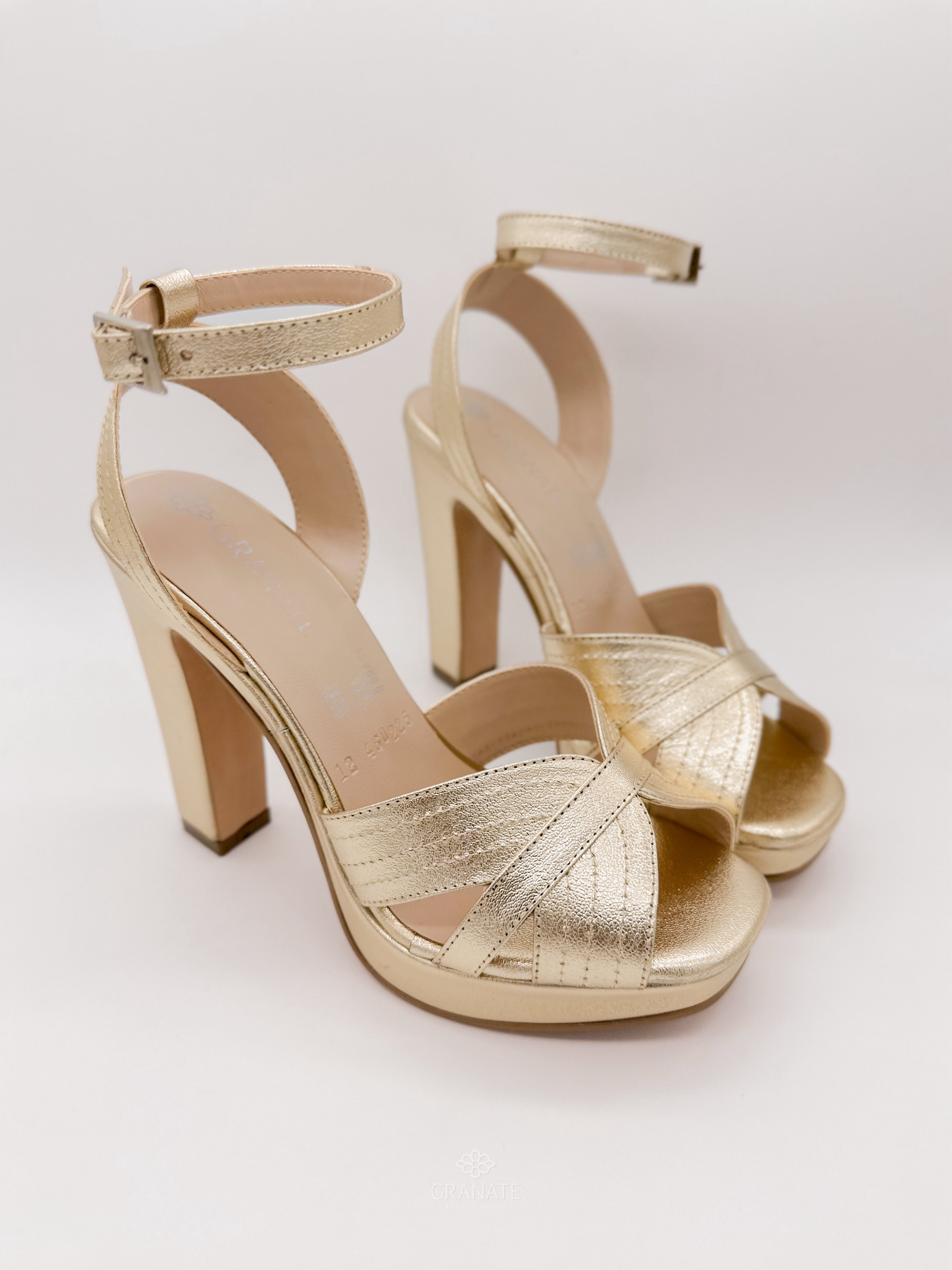 Sandalias Greta Piel Dorado