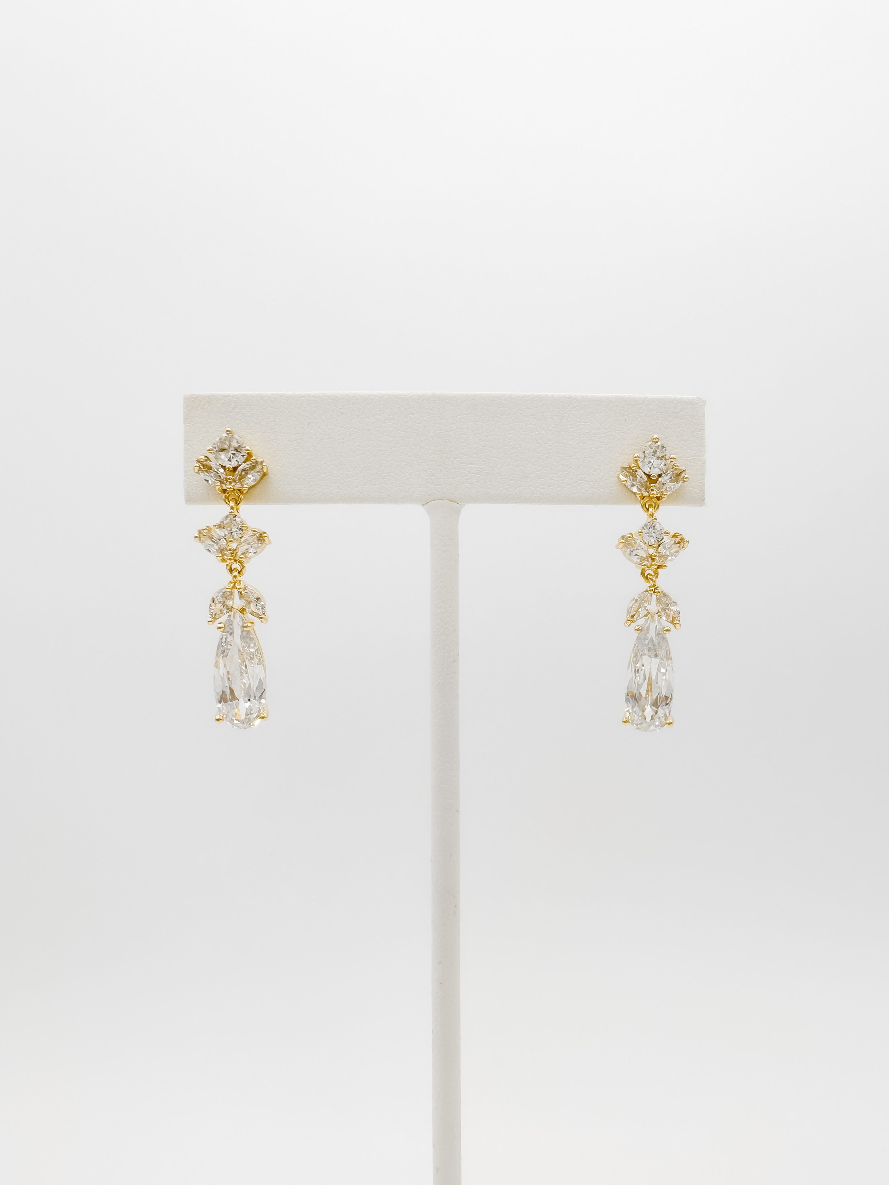Aretes Gota Zirconia