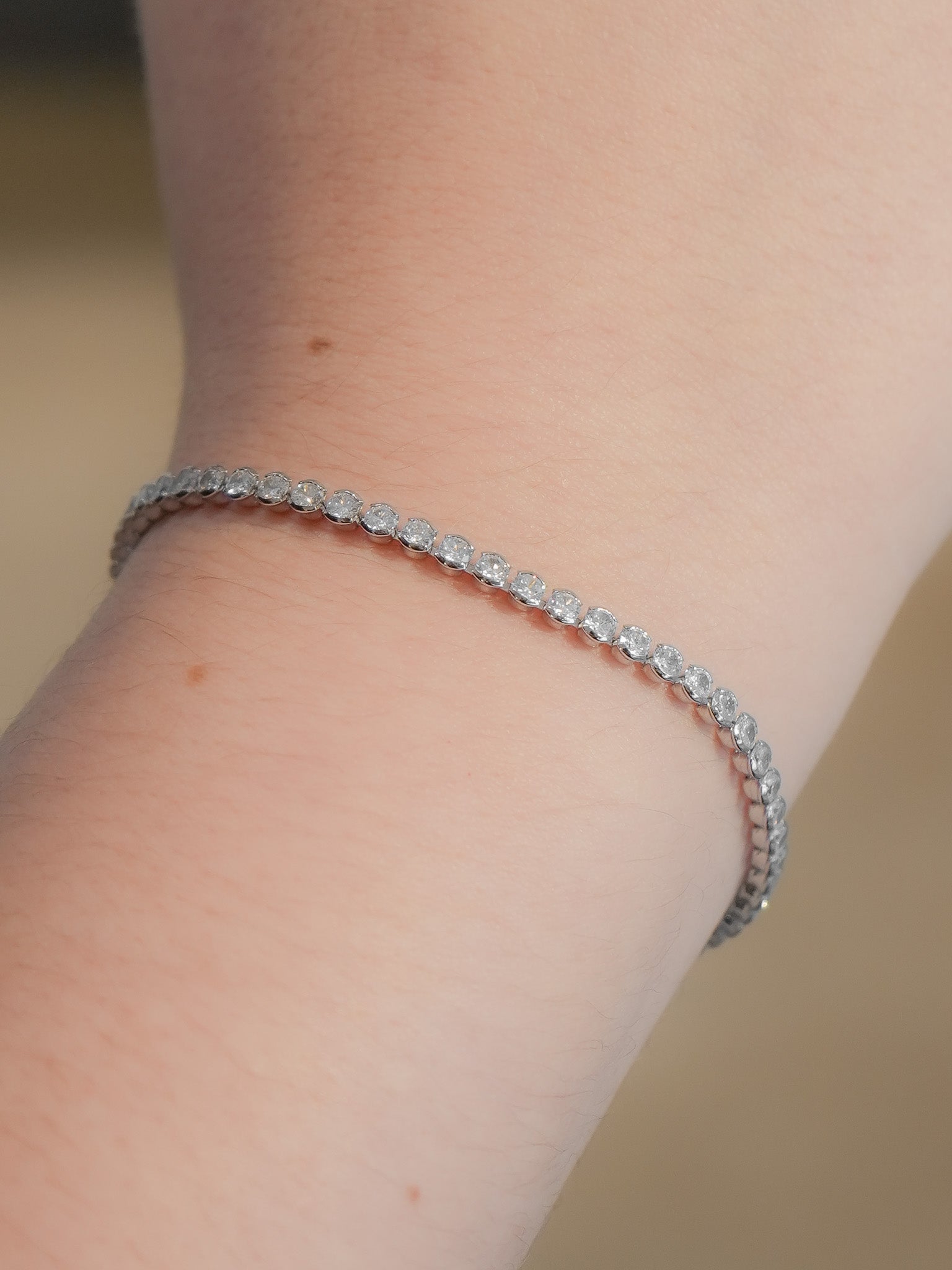 Pulsera Tennis Delgada