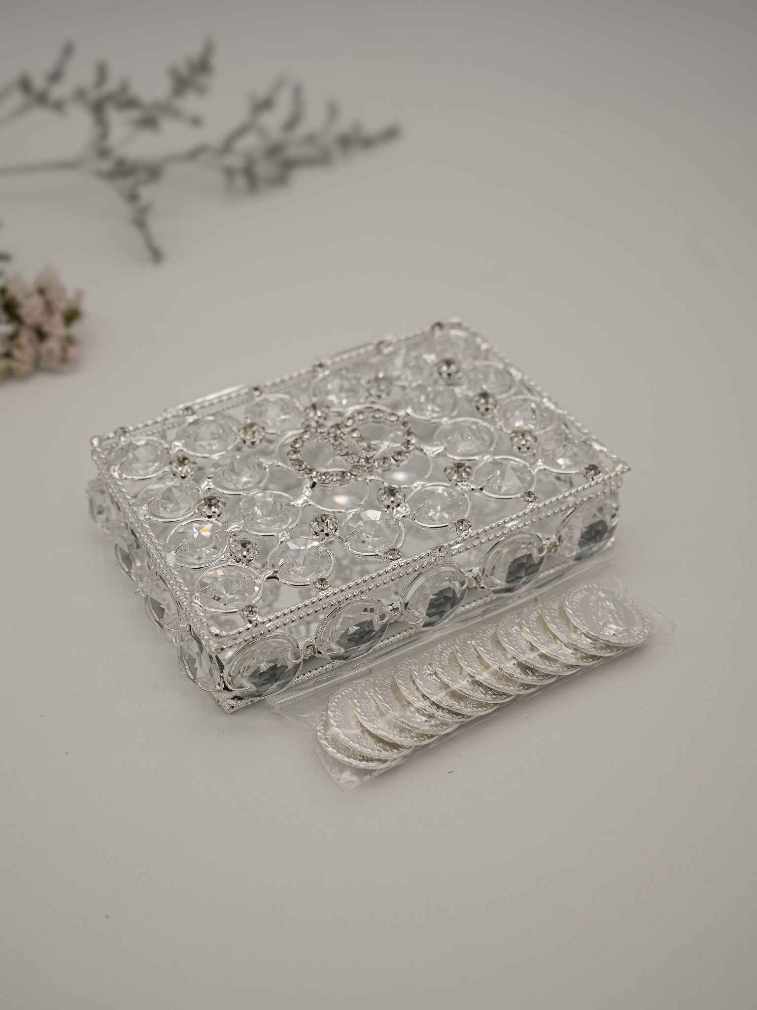 Estuche Arras Argollas Cristal