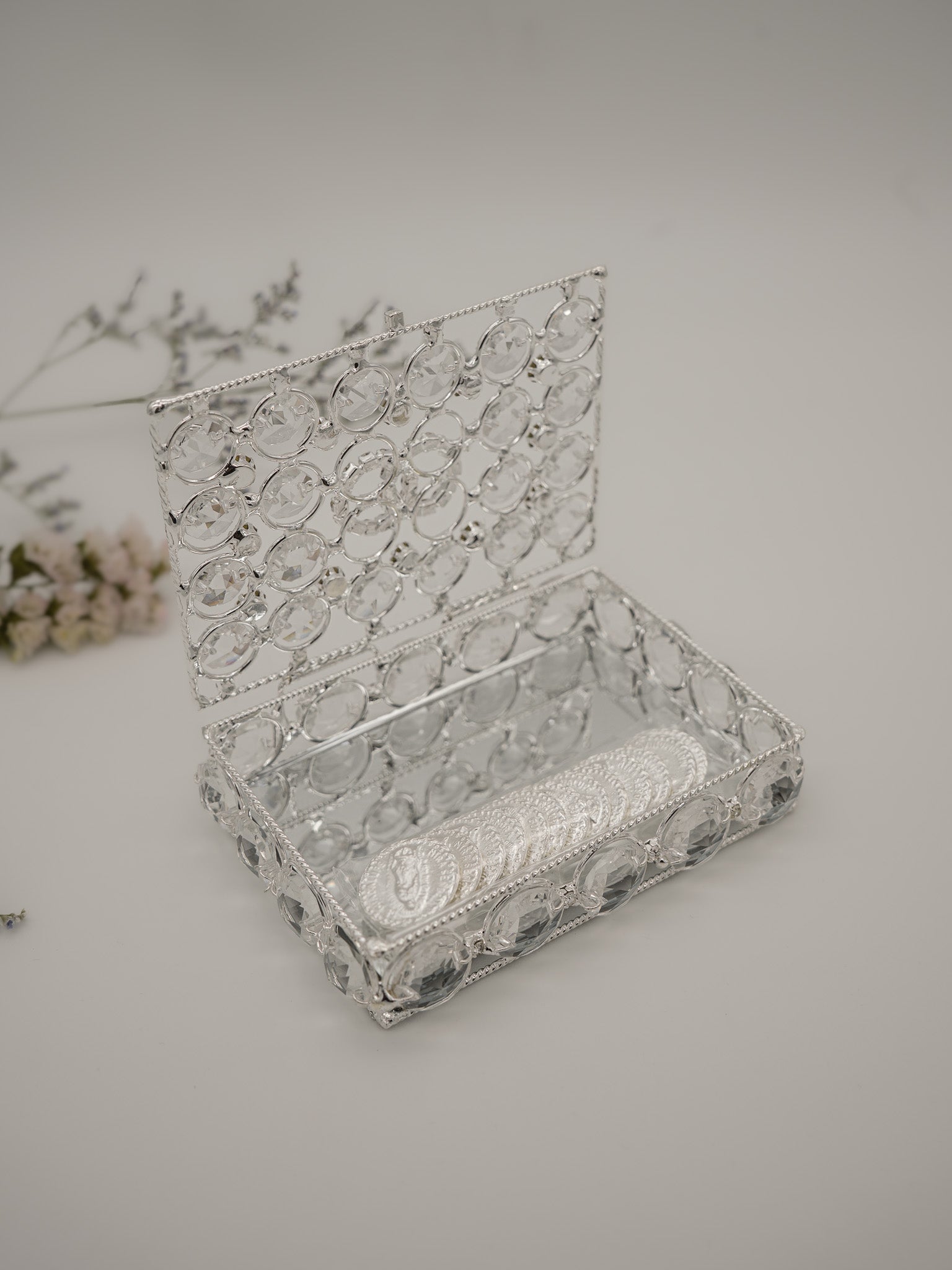 Estuche Arras Argollas Cristal