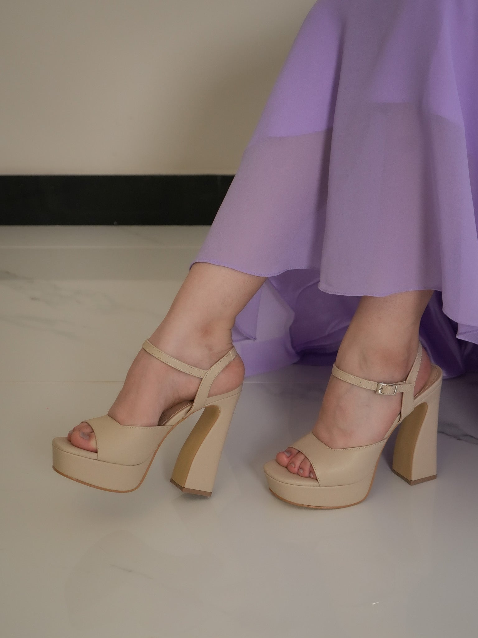 Sandalias Petra Nude