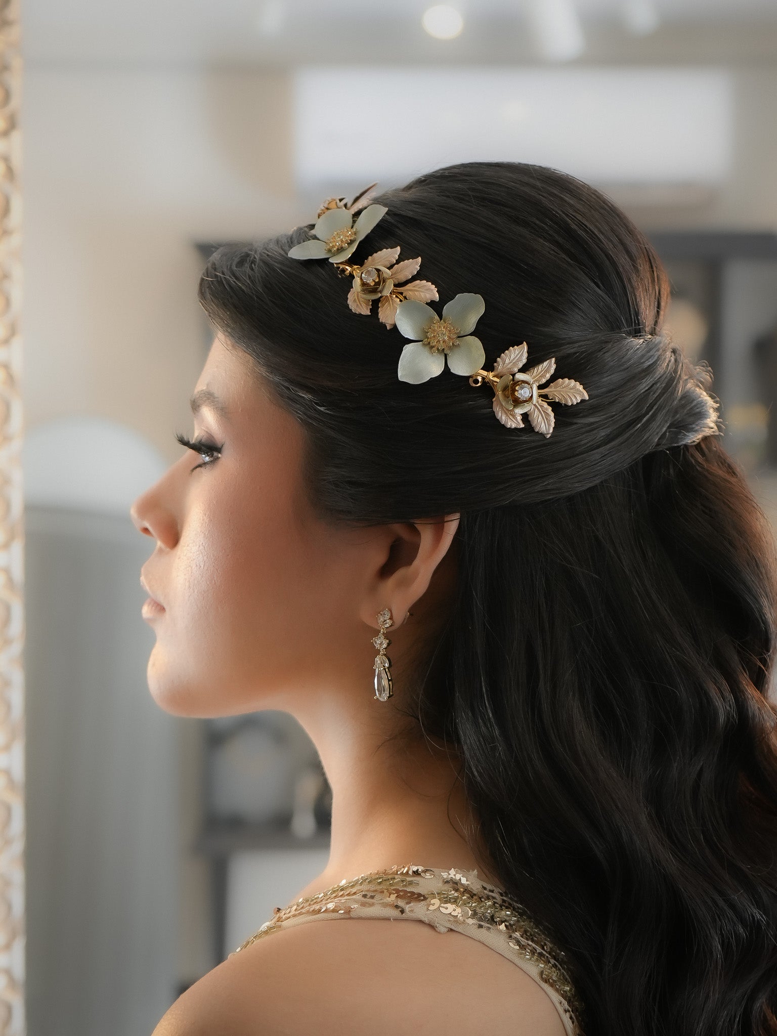Tocado Bloom Cielo