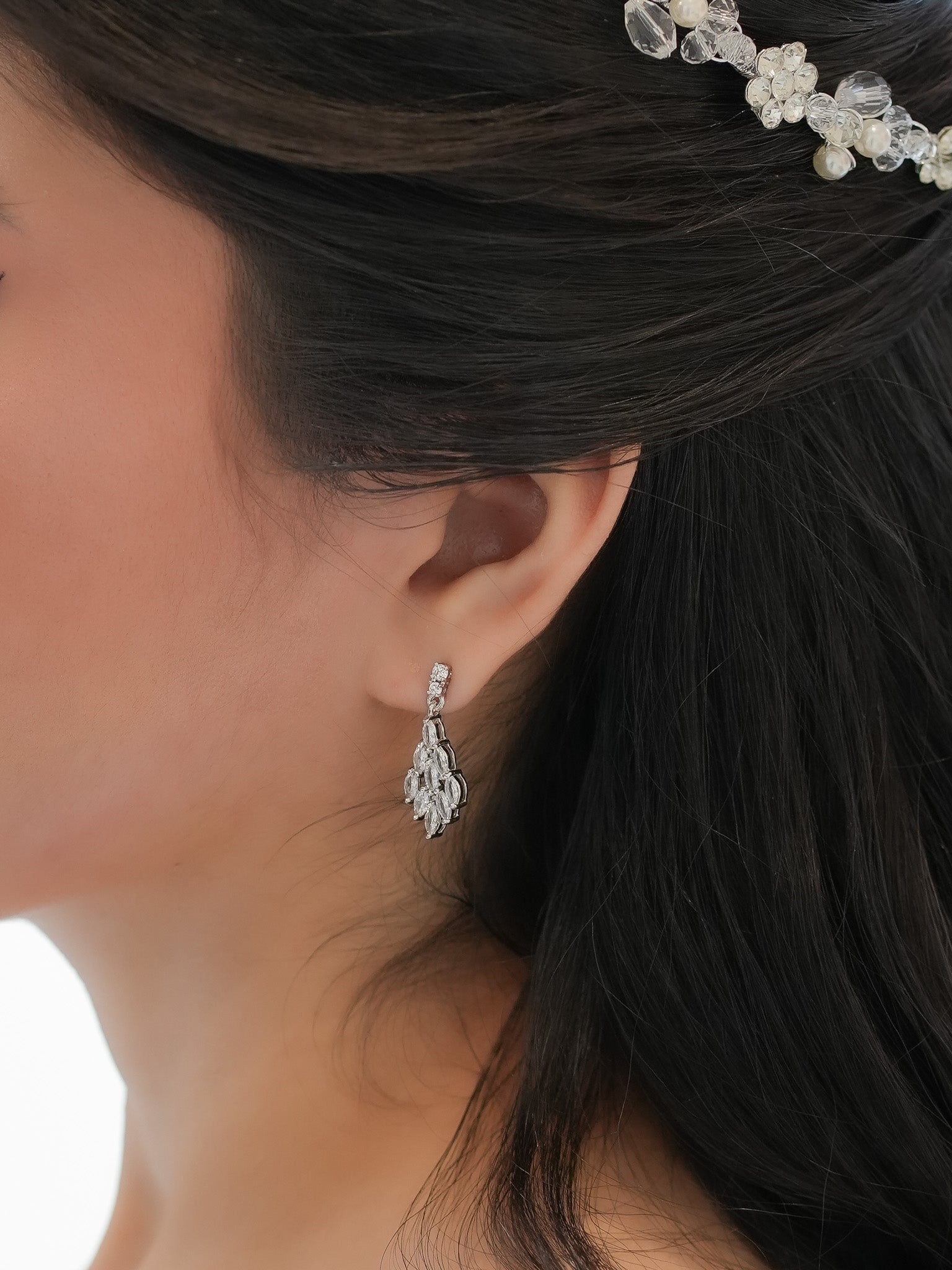 Aretes Marquises Zirconias